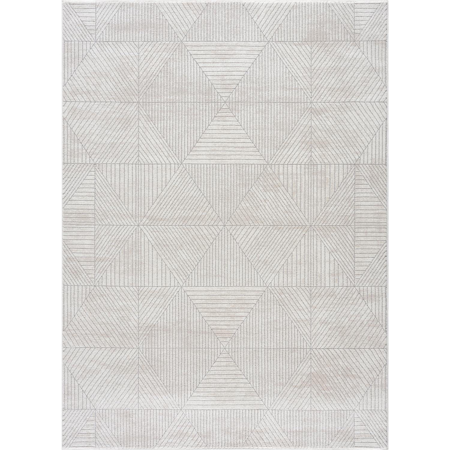 United Weavers Reserve Montana White Area Rug 53 x 72”