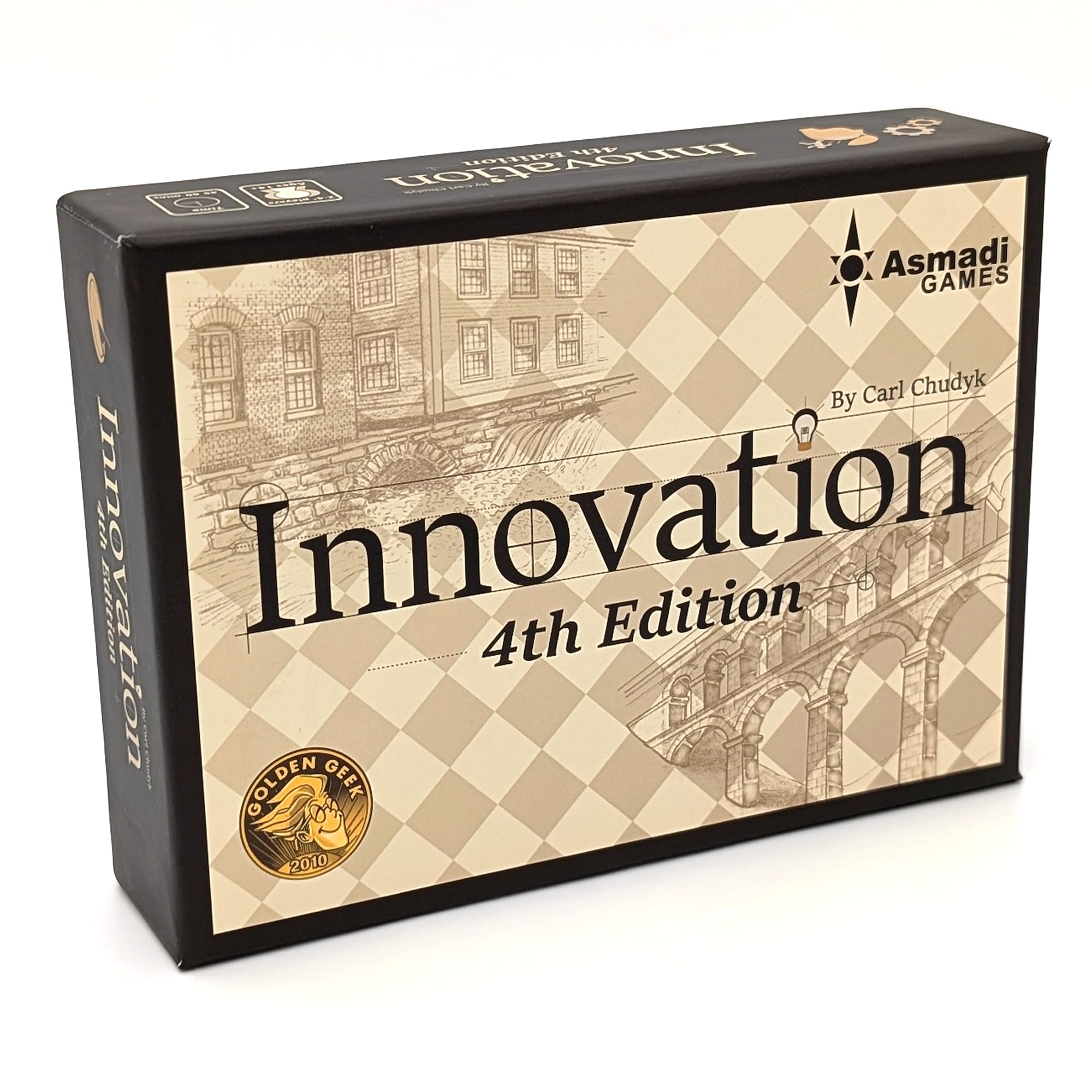 Asmadi Games Innovation 4th Edition - Strategy Card Game, Invent an Empire, Tableau Building, Ages 14+, 2-4 Players