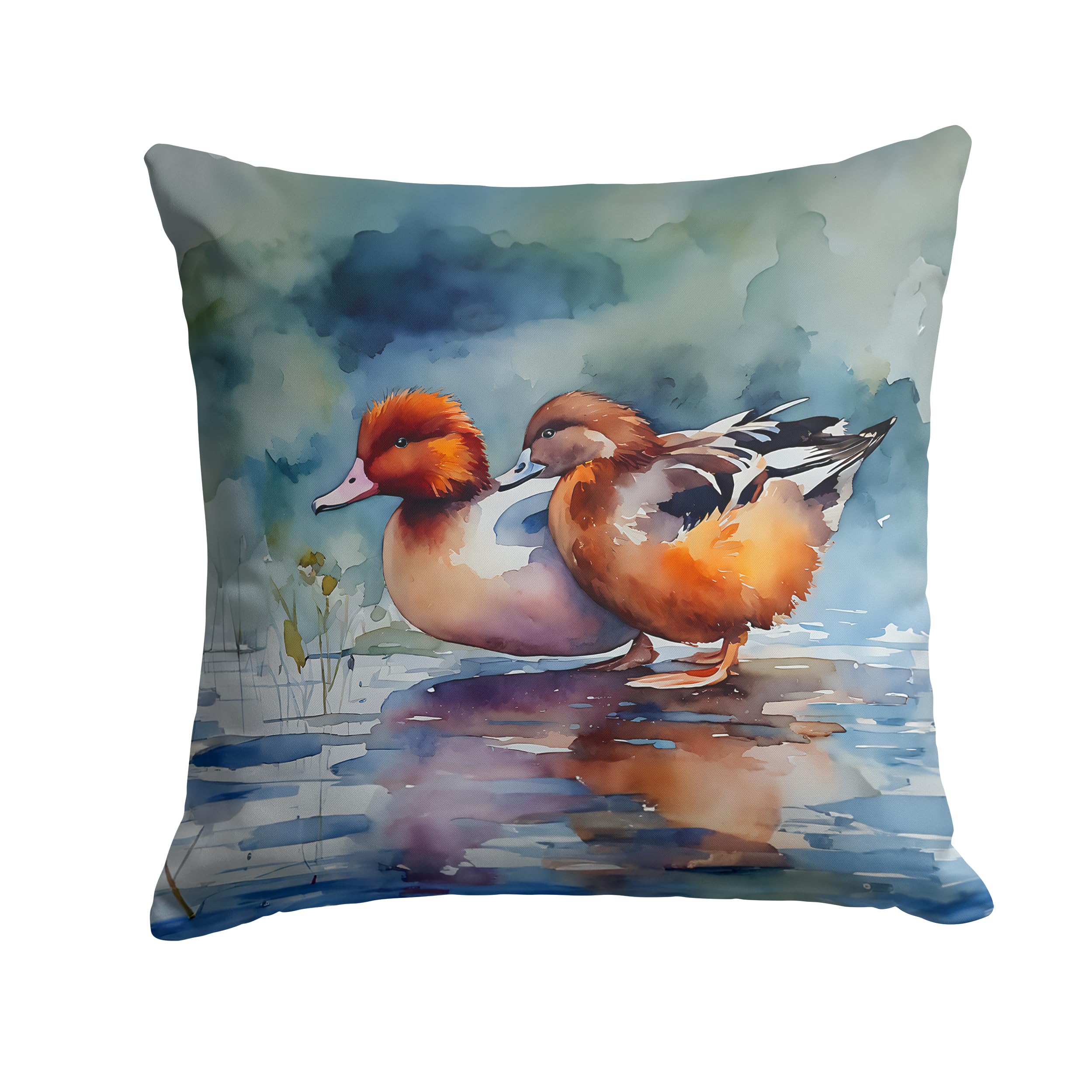 Redhead Duck Throw Pillow