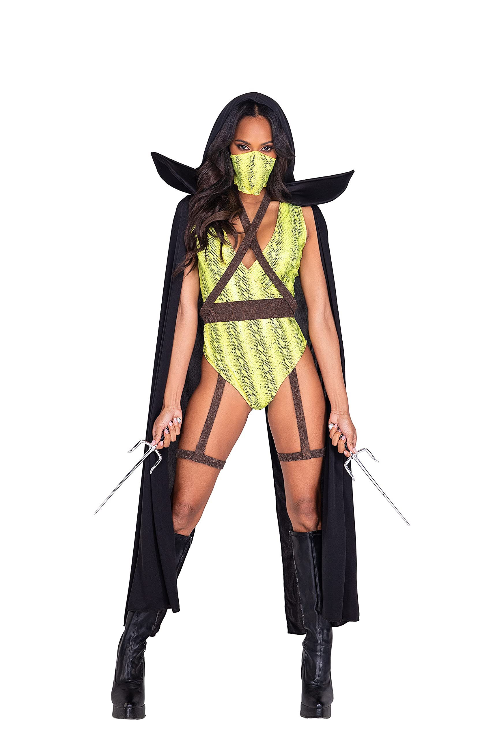 5039 - 4pc Desert Combat Ninja - Large / Black/Yellow
