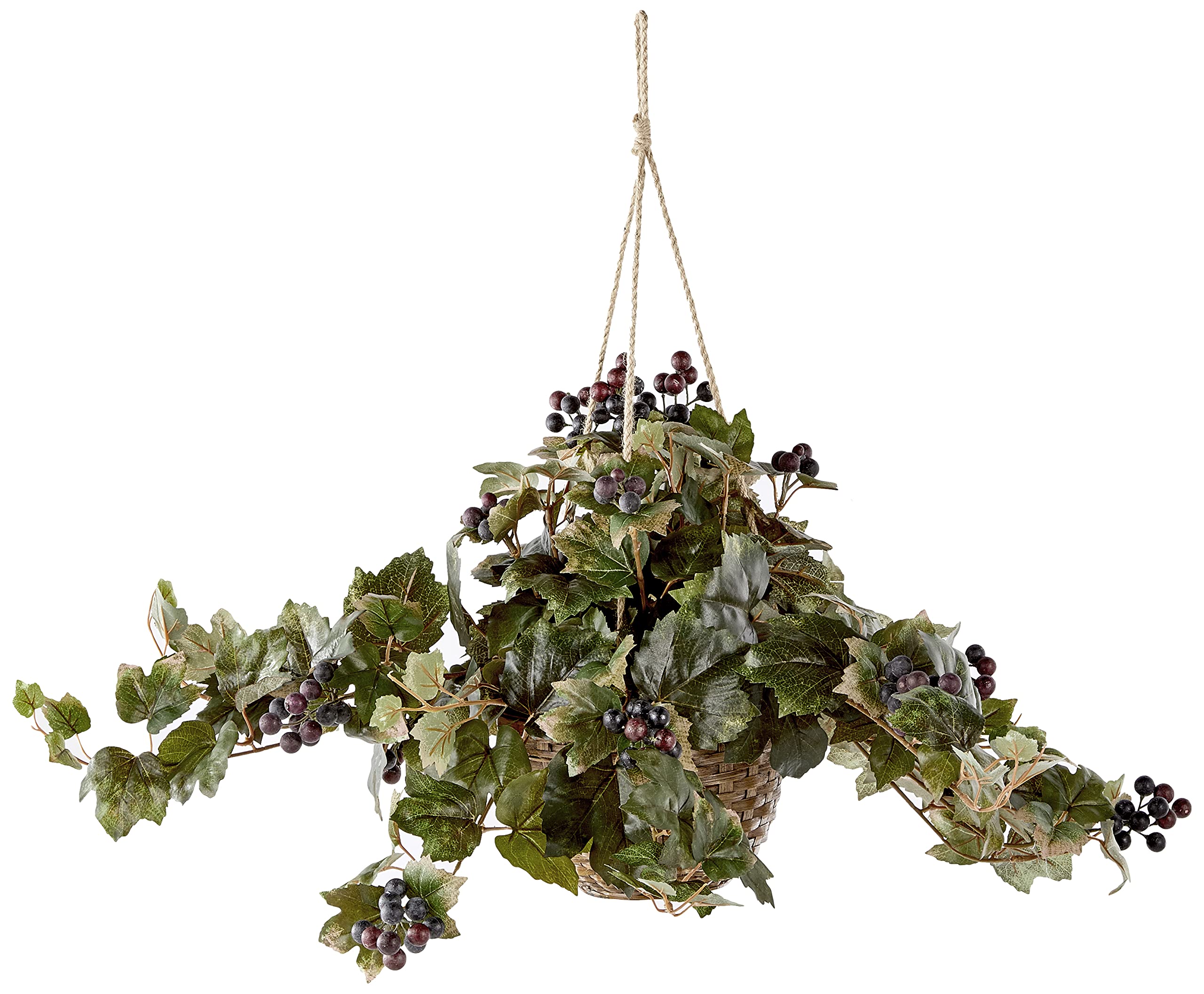 Grape Leaf Hanging Basket Silk Plant