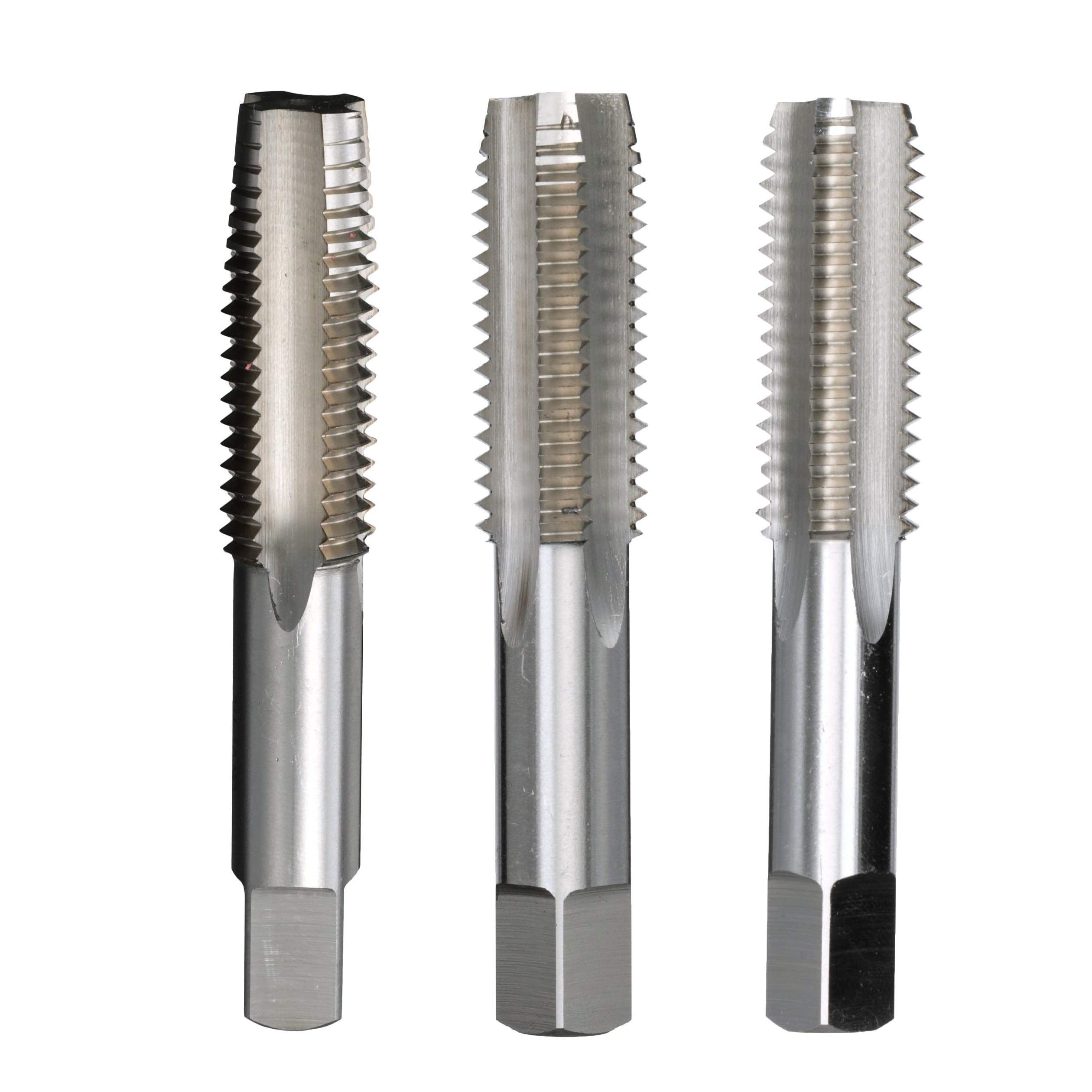 14-20 HSS Machine and Fraction Hand Tap Set, Qualtech, DWT54396