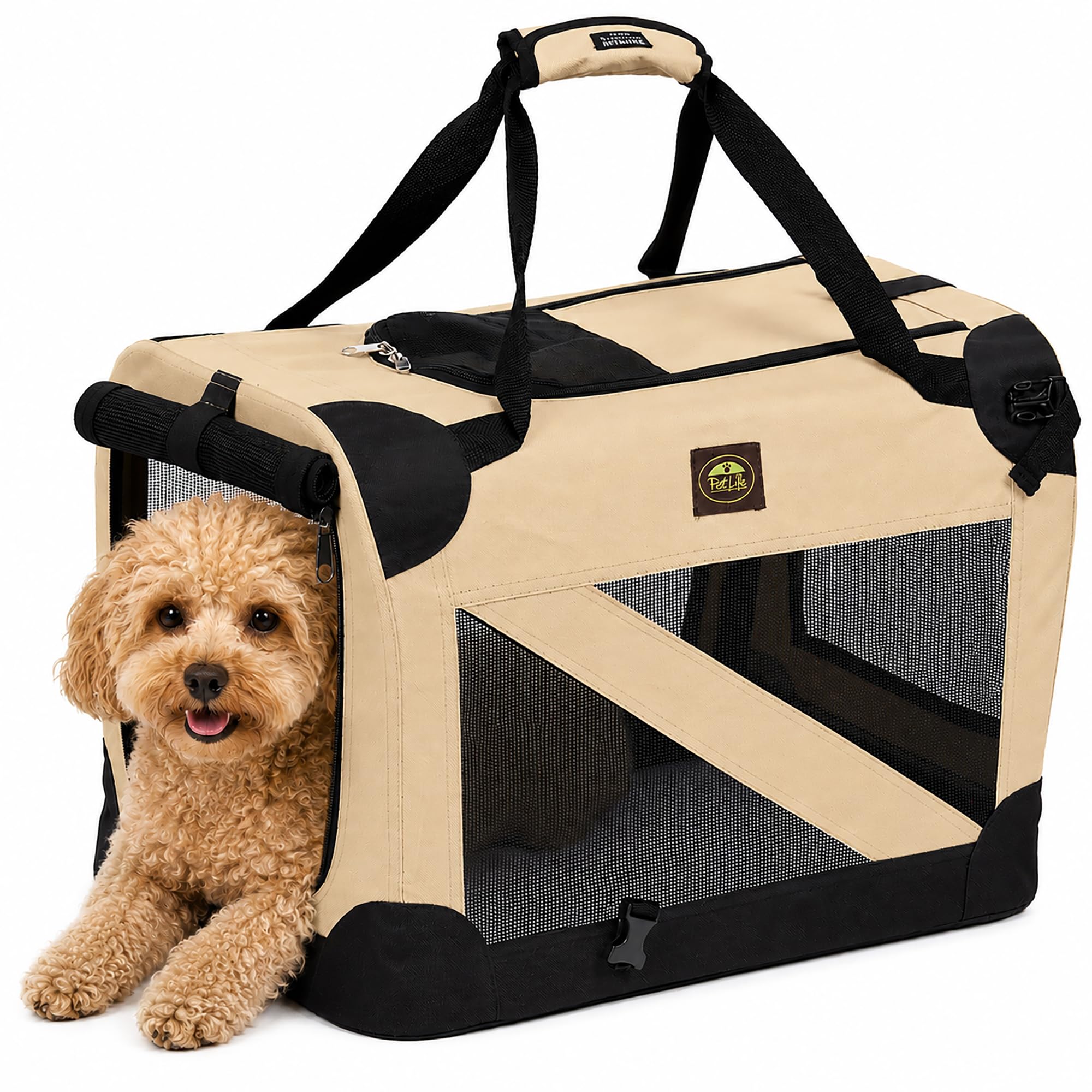 Folding Zippered 360 Vista View House Pet Crate