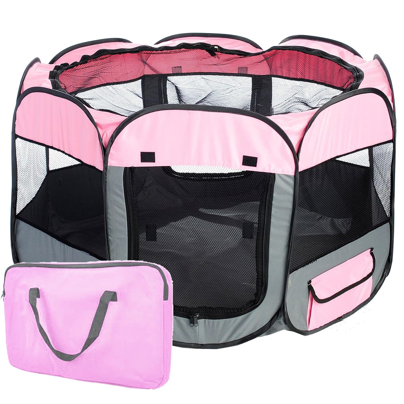 All-Terrain Lightweight Easy Folding Wire-Framed Collapsible Travel Pet Playpen