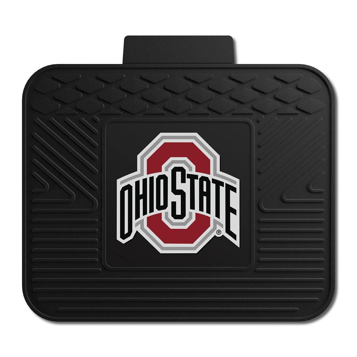 Fanmats - 10095 Ncaa Ohio State University Buckeyes Vinyl Utility Mat, Black, 14X17