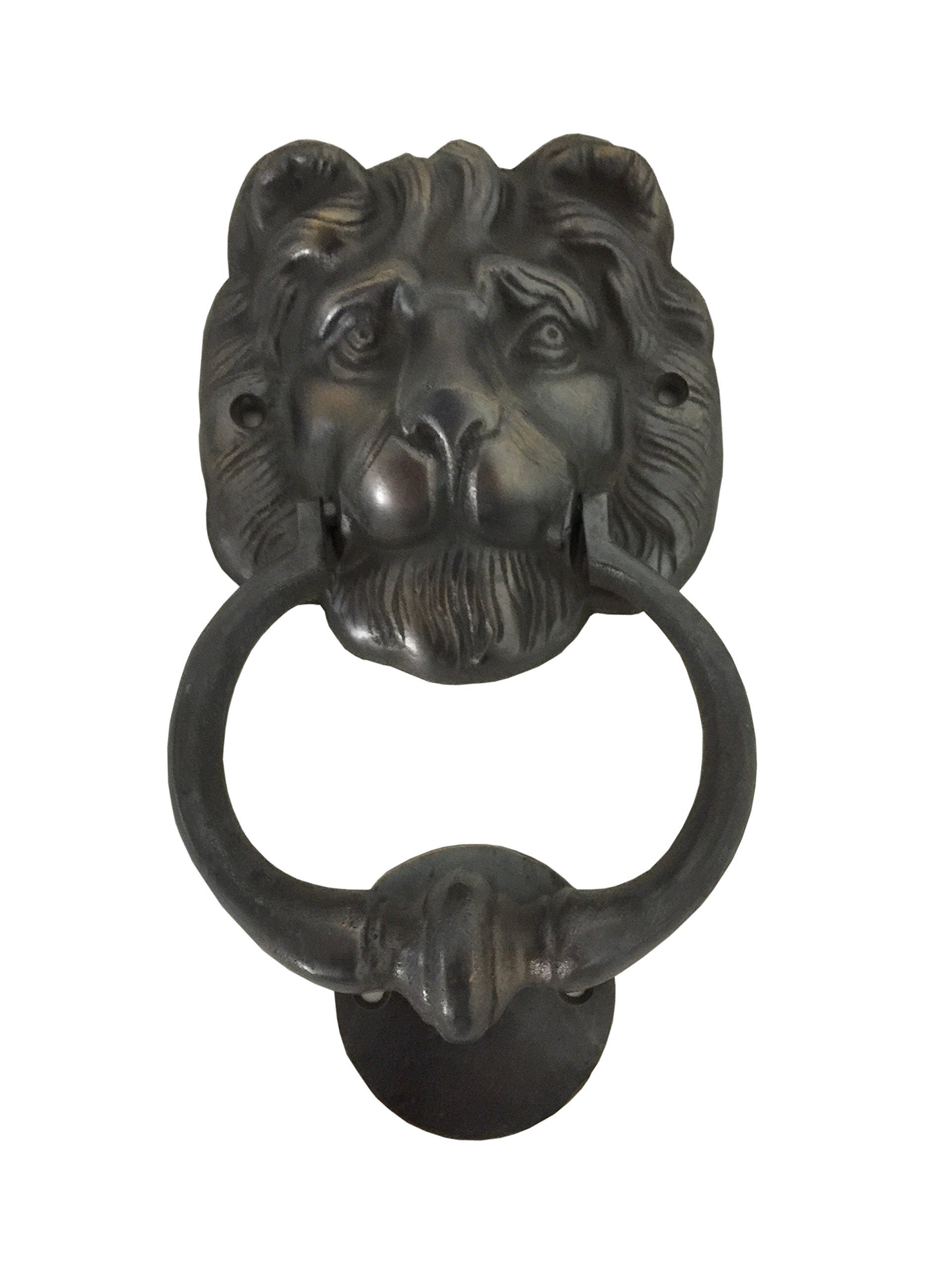 D-ART COLLECTION, INC Lion Head Brass Door Knocker (Big)