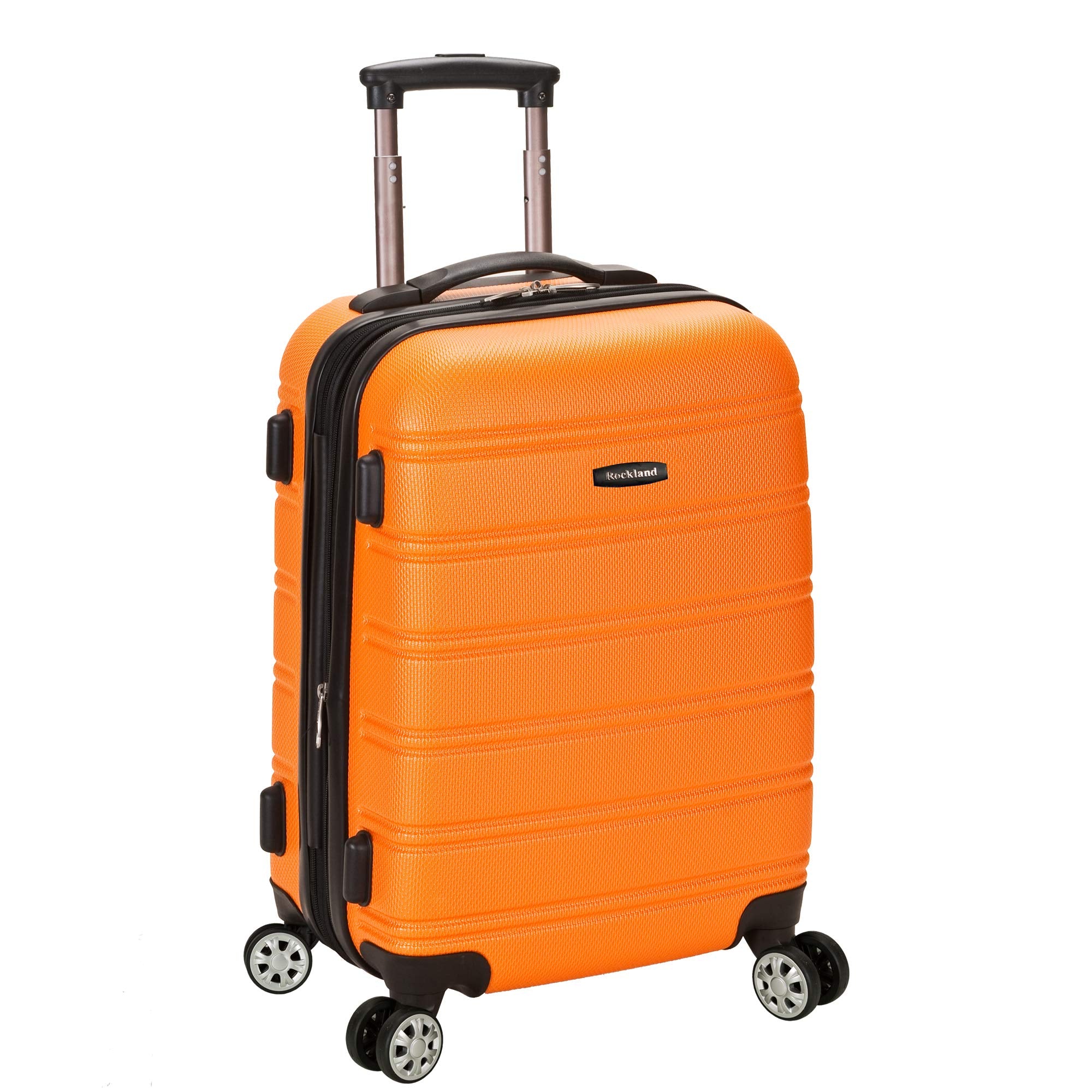 MELBOURNE 20 Inch  EXPANDABLE ABS CARRY ON - ORANGE