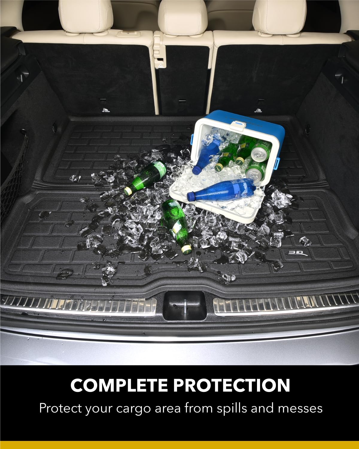 3D MAXpider LEXUS LX570 2008-2021 KAGU BLACK CARGO LINER