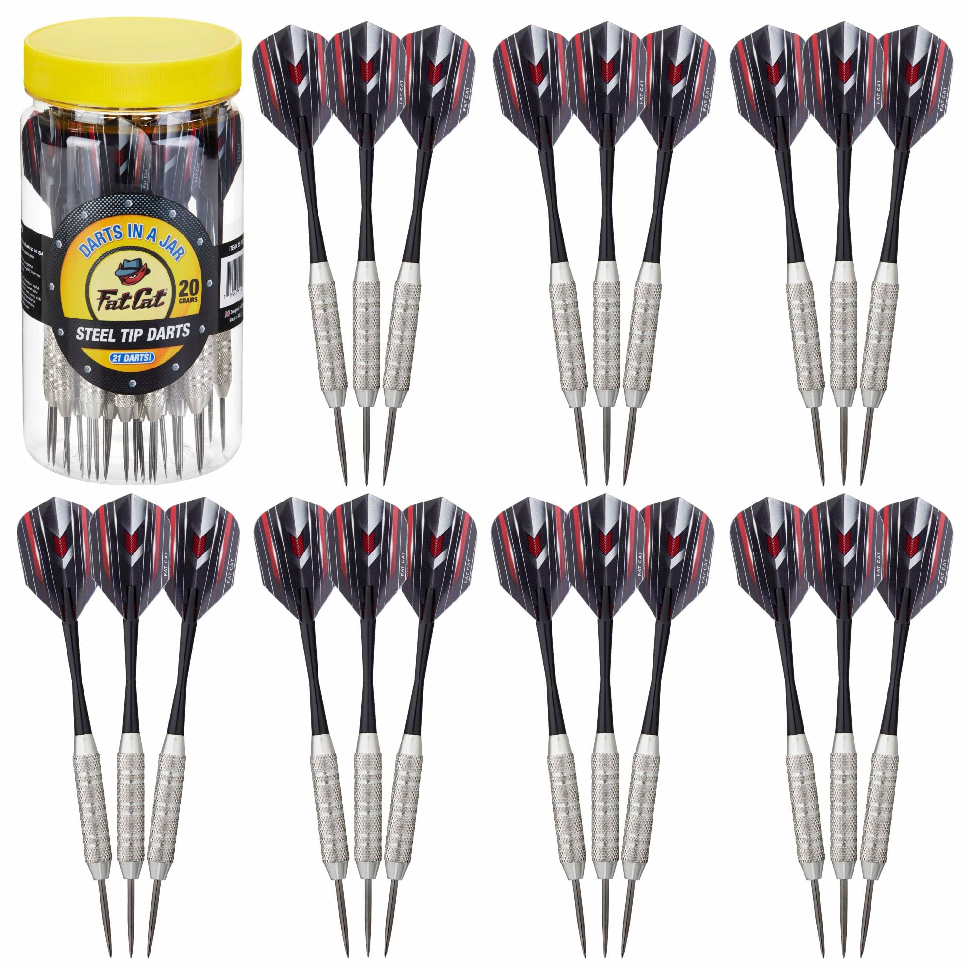 Fat Cat Darts in a Jar Steel Tip 20 Grams