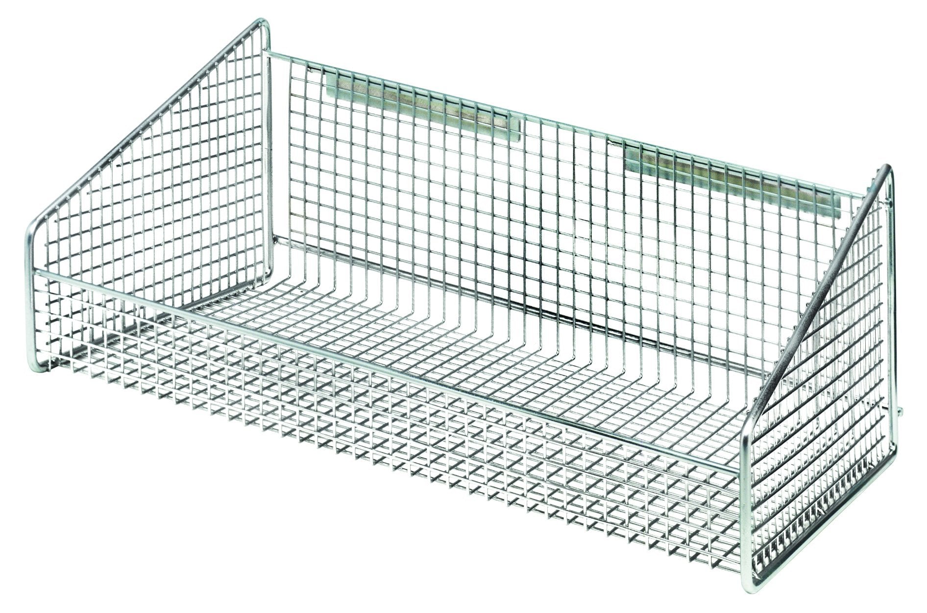 Quantum Storage Systems 1017HBC Hanging Basket, 11 Length, 17 3/8 Width, 7 3/8 Height, Chrome
