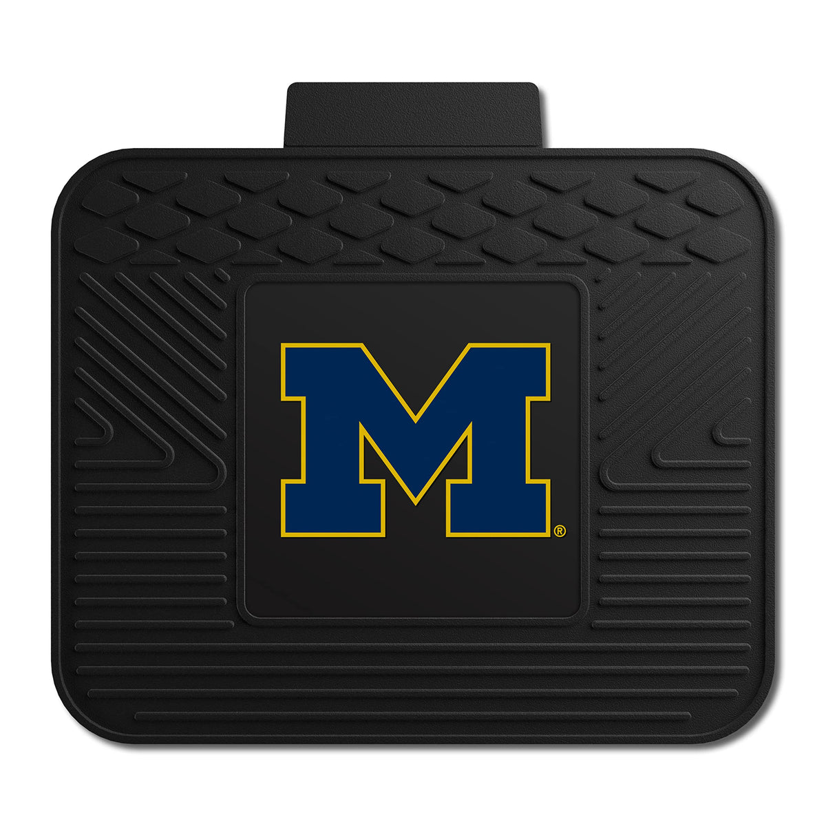 Fanmats - 10091 Ncaa University Of Michigan Wolverines Vinyl Utility Mat Black 14X17