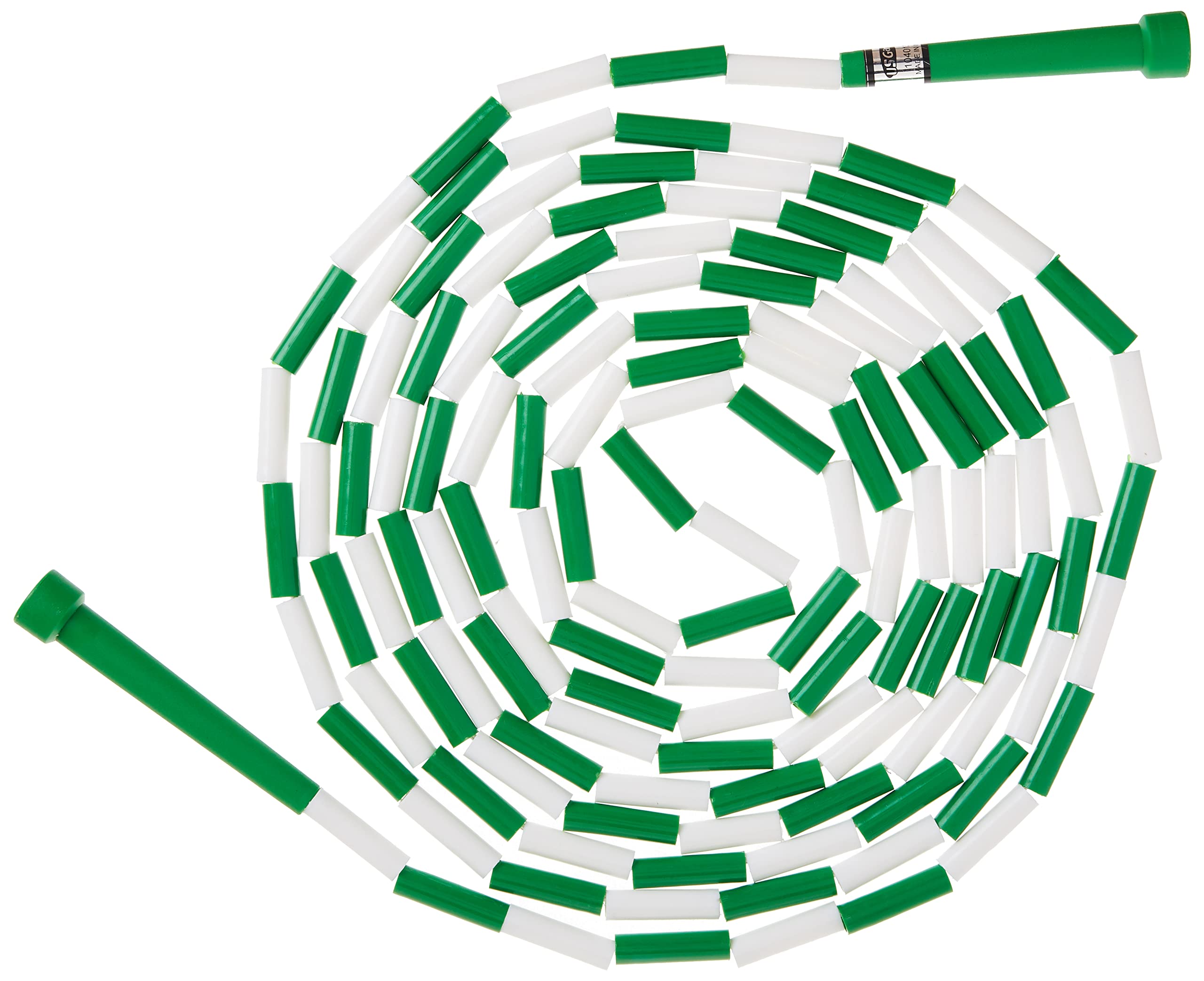 16 Segmented Skip Rope Green/White