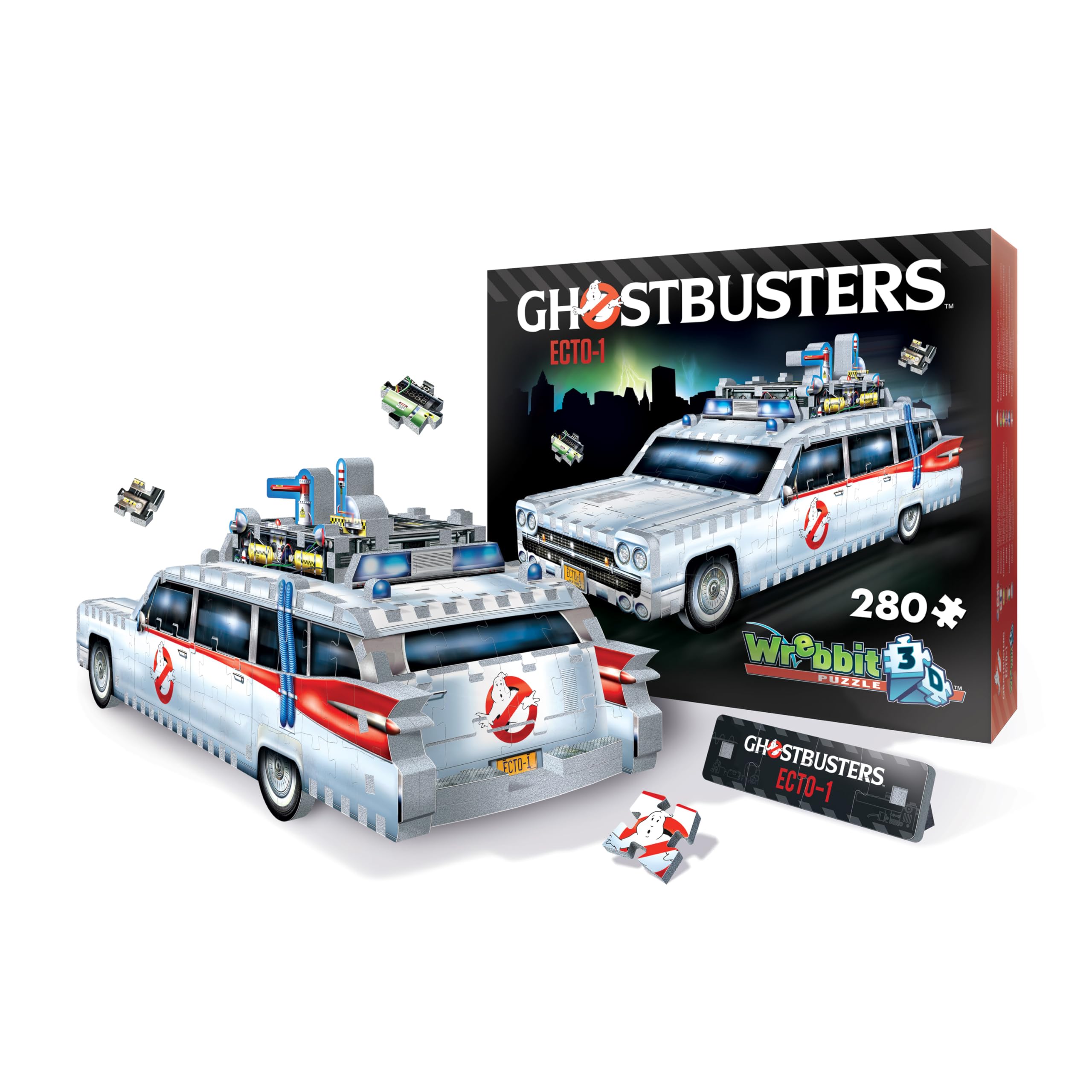 Wrebbit3D Ghostbusters Ecto-1 3D Jigsaw Puzzle 280 pc, (Pack of 1)
