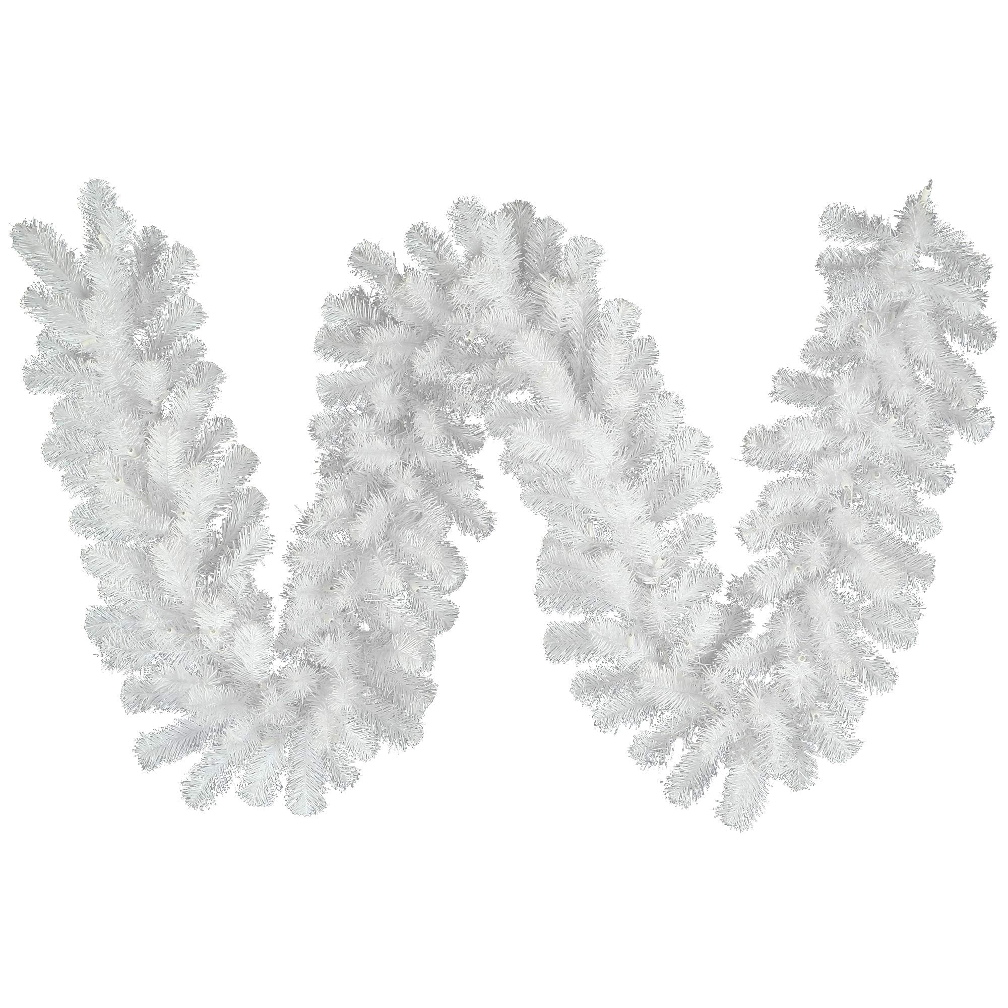 Casafoyer  9' x 12” Crystal White Garland 210T - A805812 - (Pack Of 2)