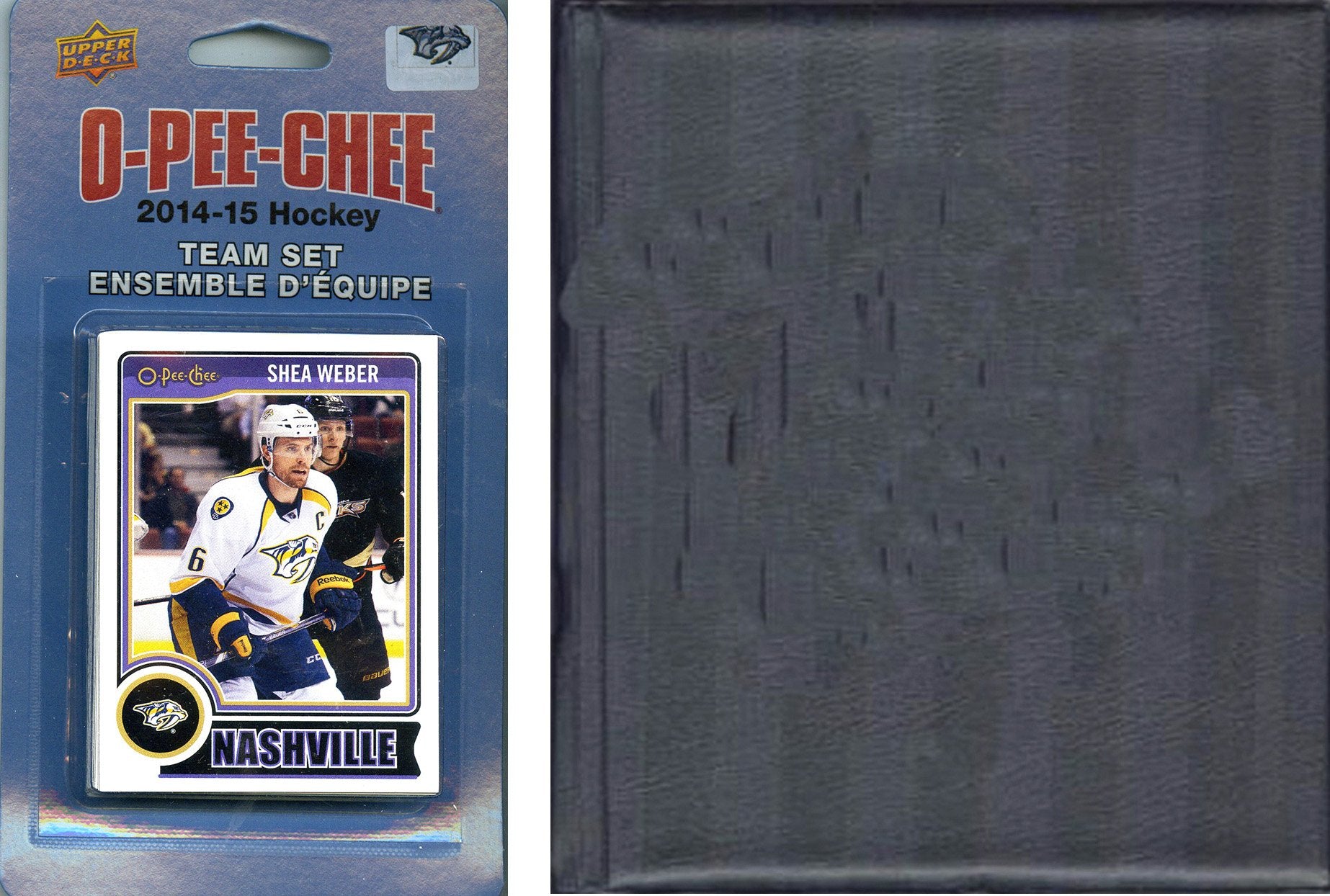 NHL Nashville Predators 2014 O-Pee-Chee Team Set and a storage album