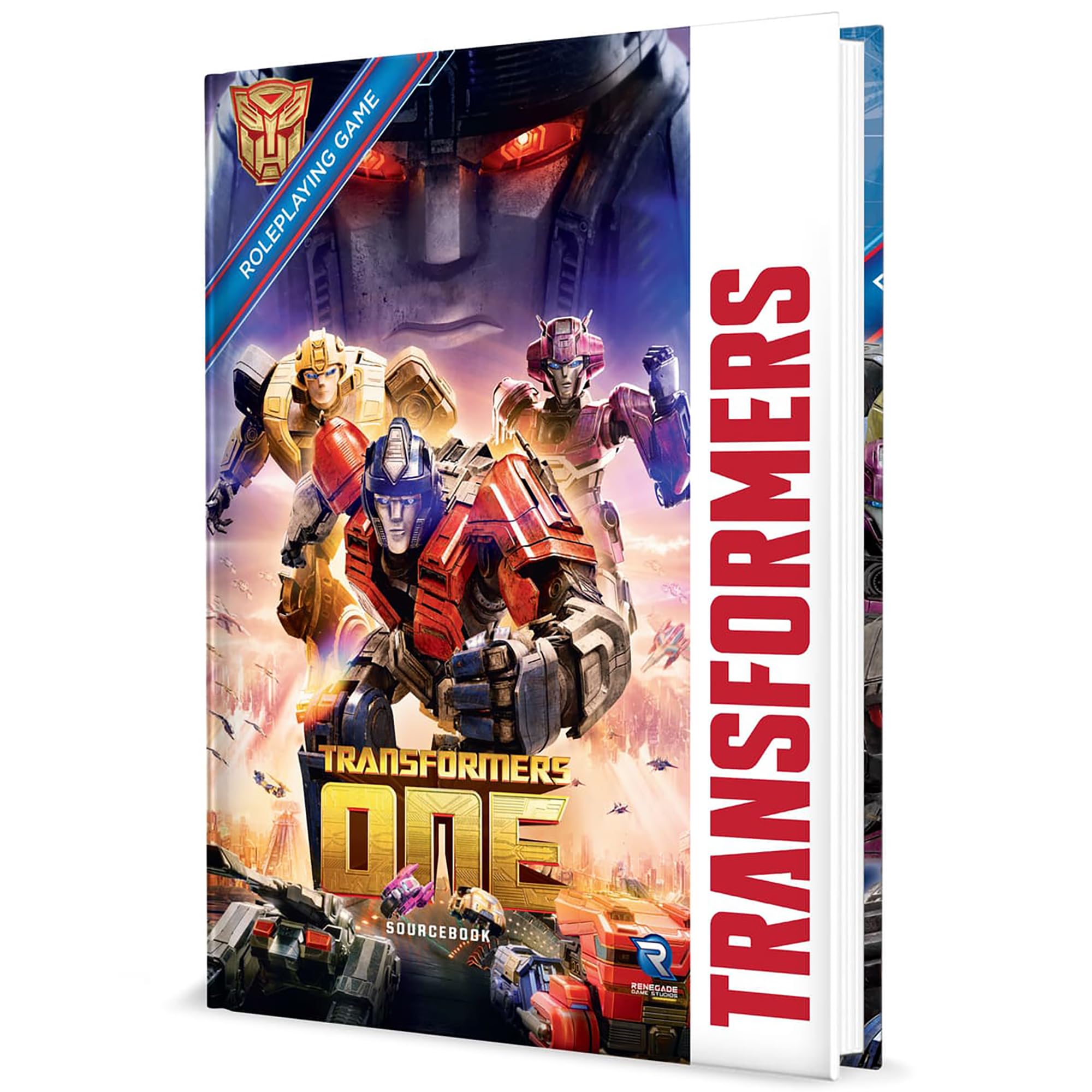 Renegade Game Studios Transformers One RPG Campaign Setting Sourcebook Hardcover Book