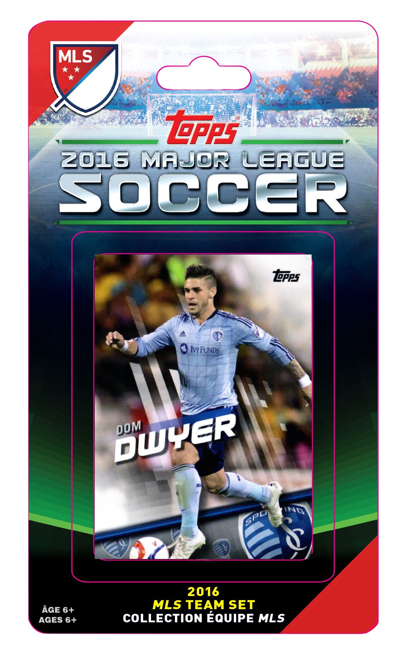 MLS Sporting Kansas City Licensed 2016 Topps Team Set and Storage Album