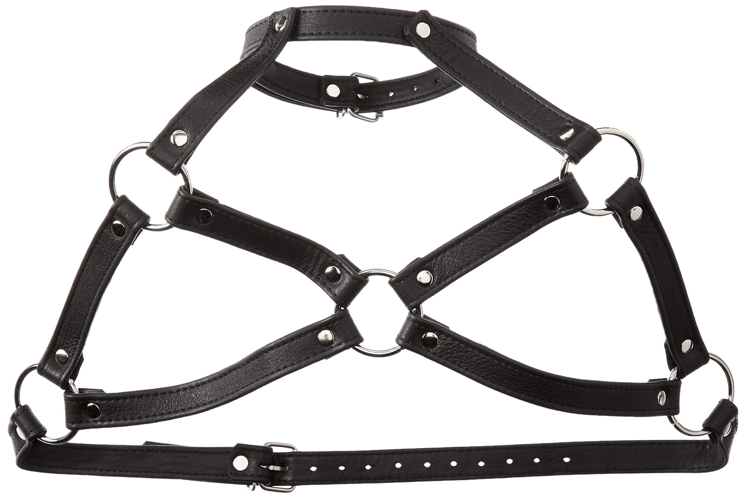 Leather Harness Bra