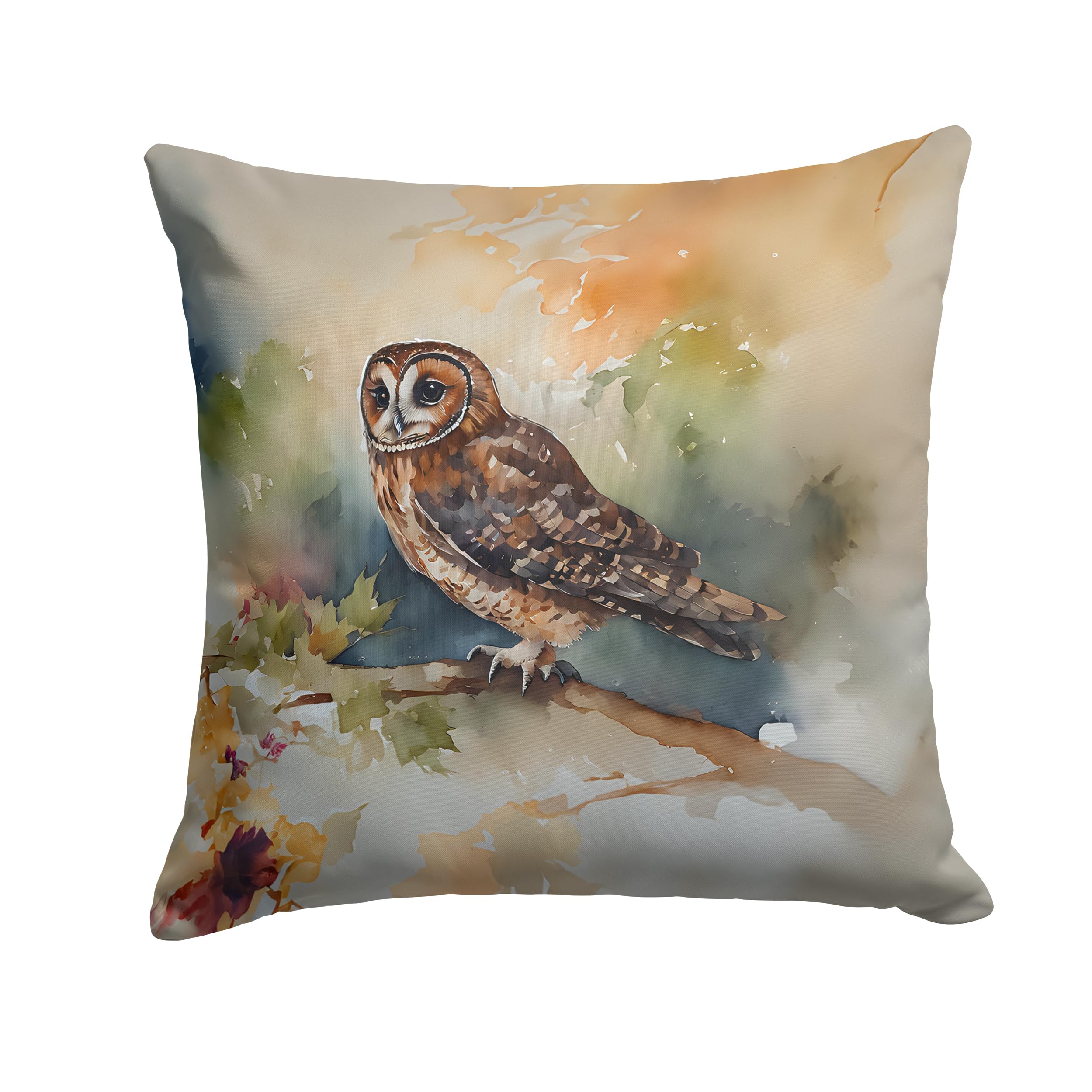 Tawny Owl Throw Pillow