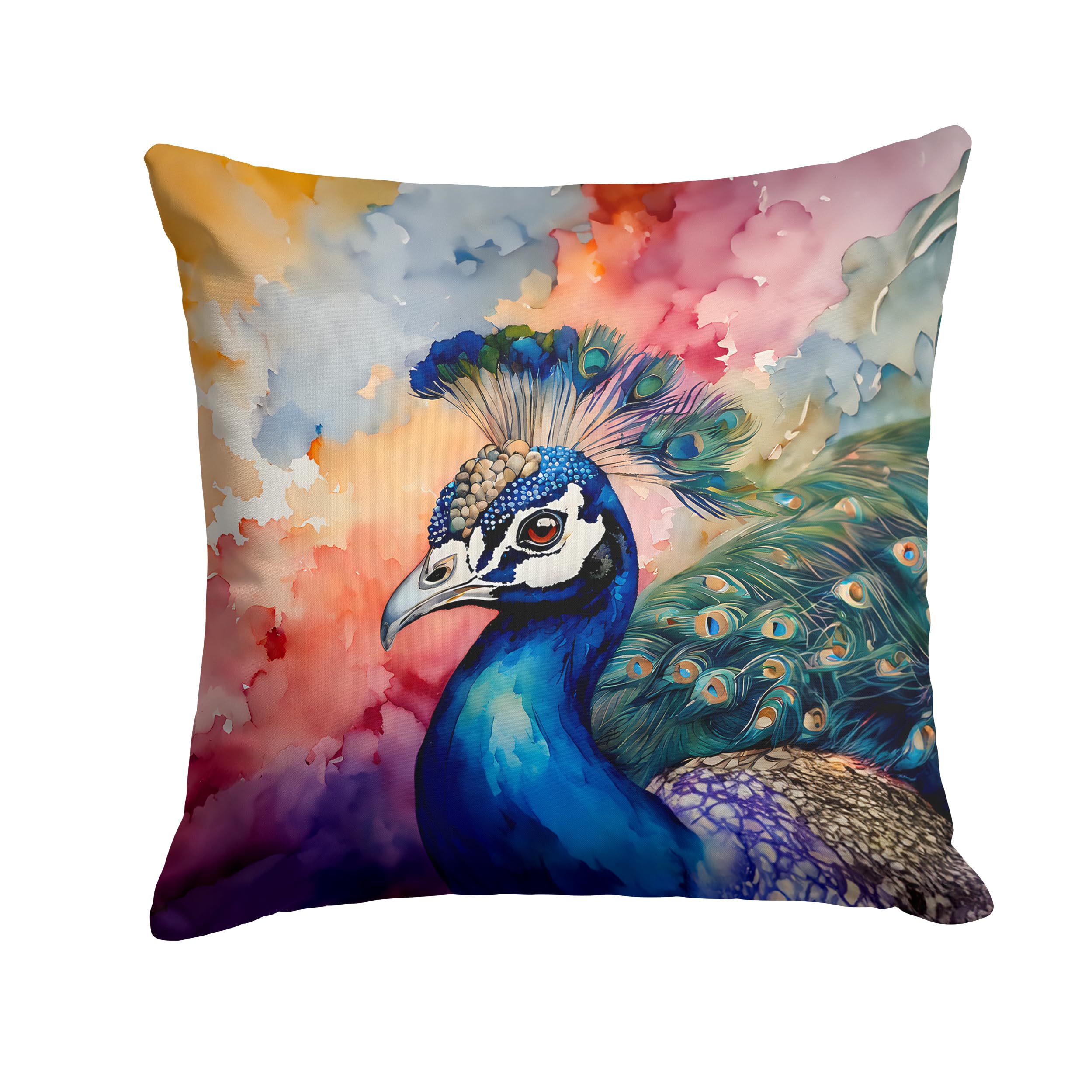 Peacock Throw Pillow