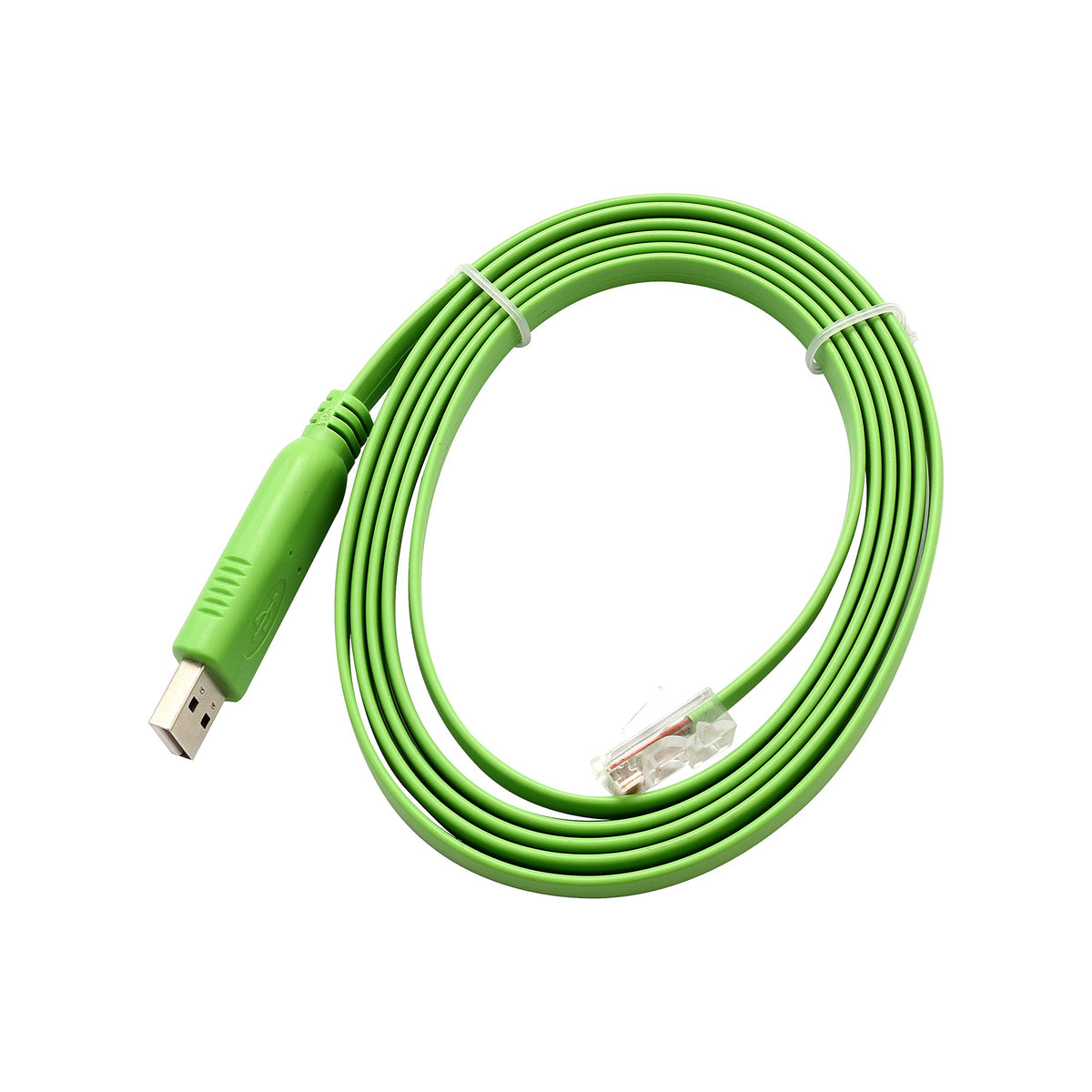 Usb 2.0 To Rj45 For Cisco Console Cable, Ftdi Ft232 Chipset + Rs232 Level Shifter, 1.5-Meter In Length