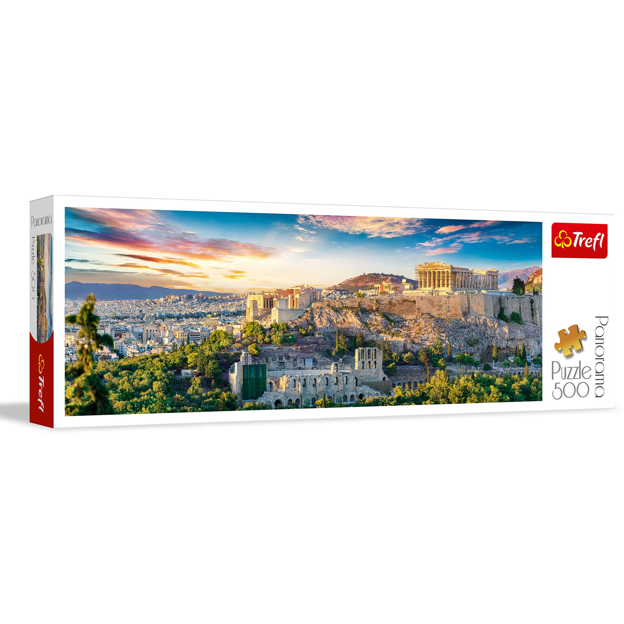 Trefl 500 Piece Panorama Jigsaw Puzzles, Acropolis, Athens, Greece