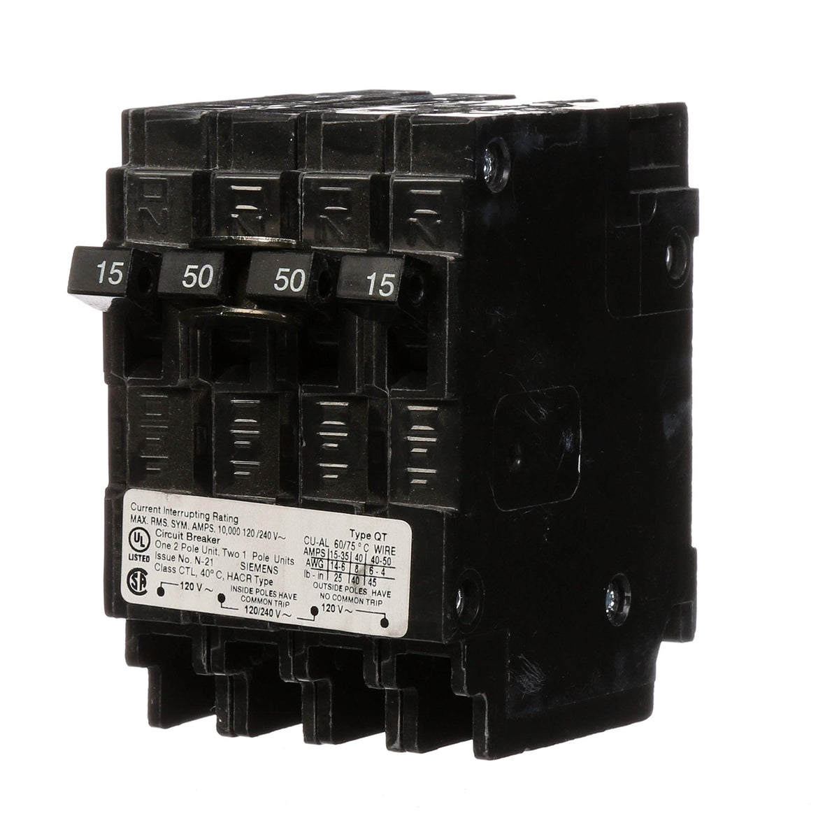 Siemens Sieq21550Ct Sie Q21550Ct Mld-Cs Plug-In Cb, Black
