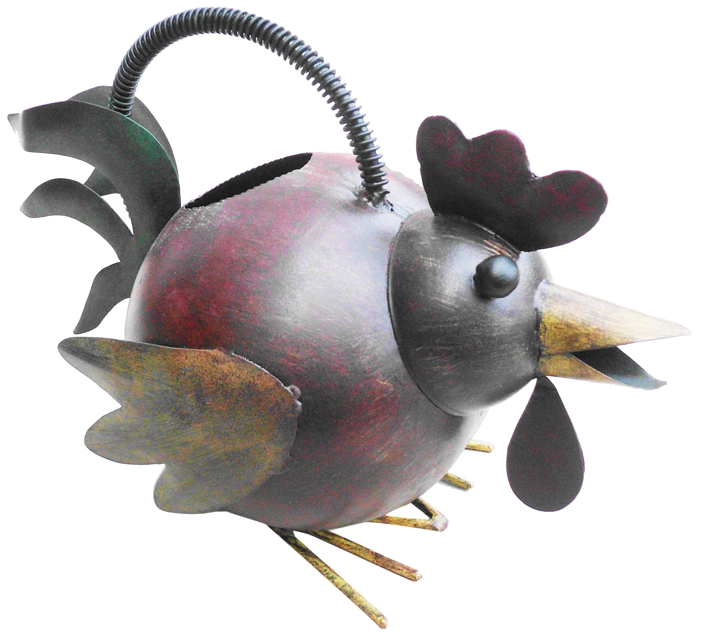 D-ART COLLECTION, INC Iron Rooster Watering Can