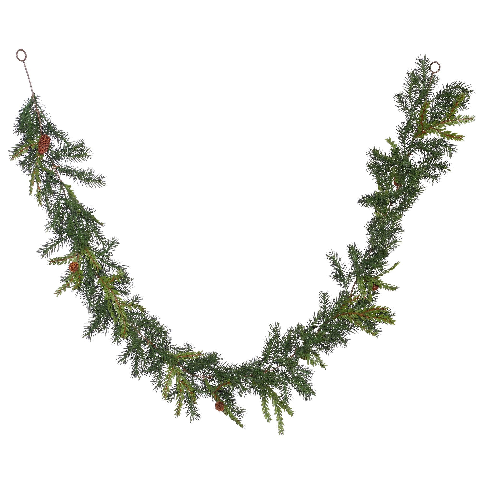 Casafoyer 6' Hemlock-Angel Pine Garl w/Cones 88T - (Pack Of 2)