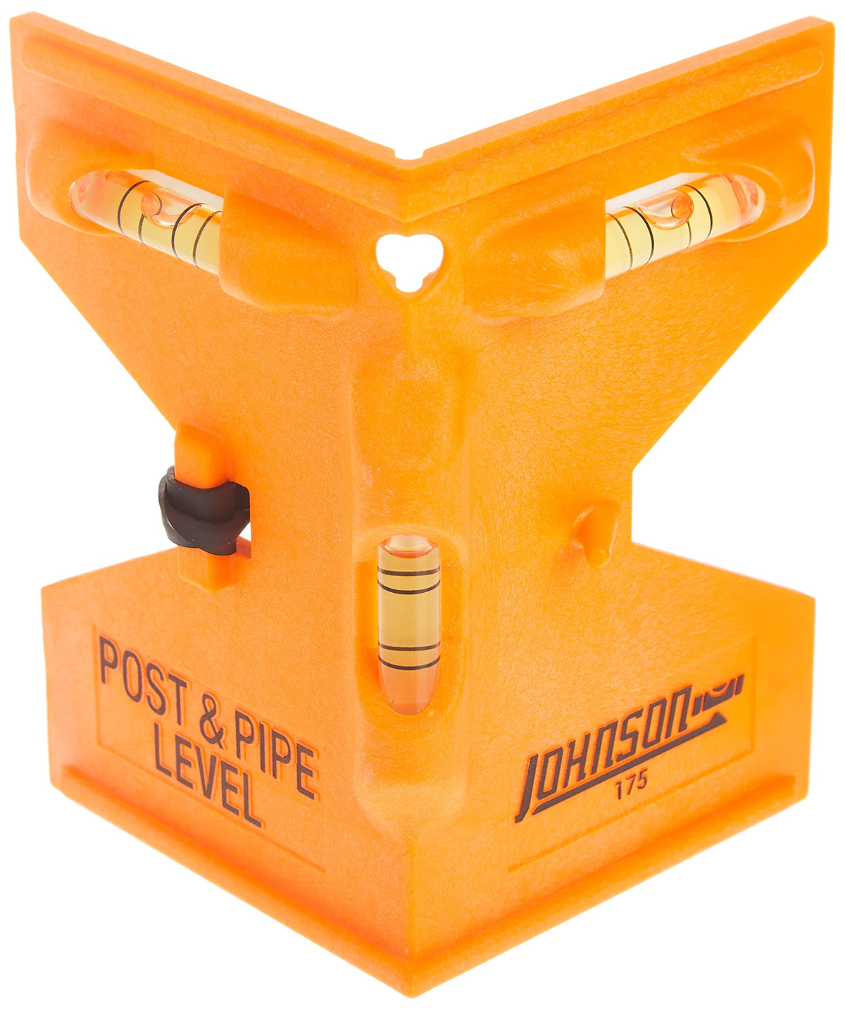 Johnson Level & Tool 175-O Orange Post & Pipe Level, 4 X 5 X 9, Orange, 1 Level
