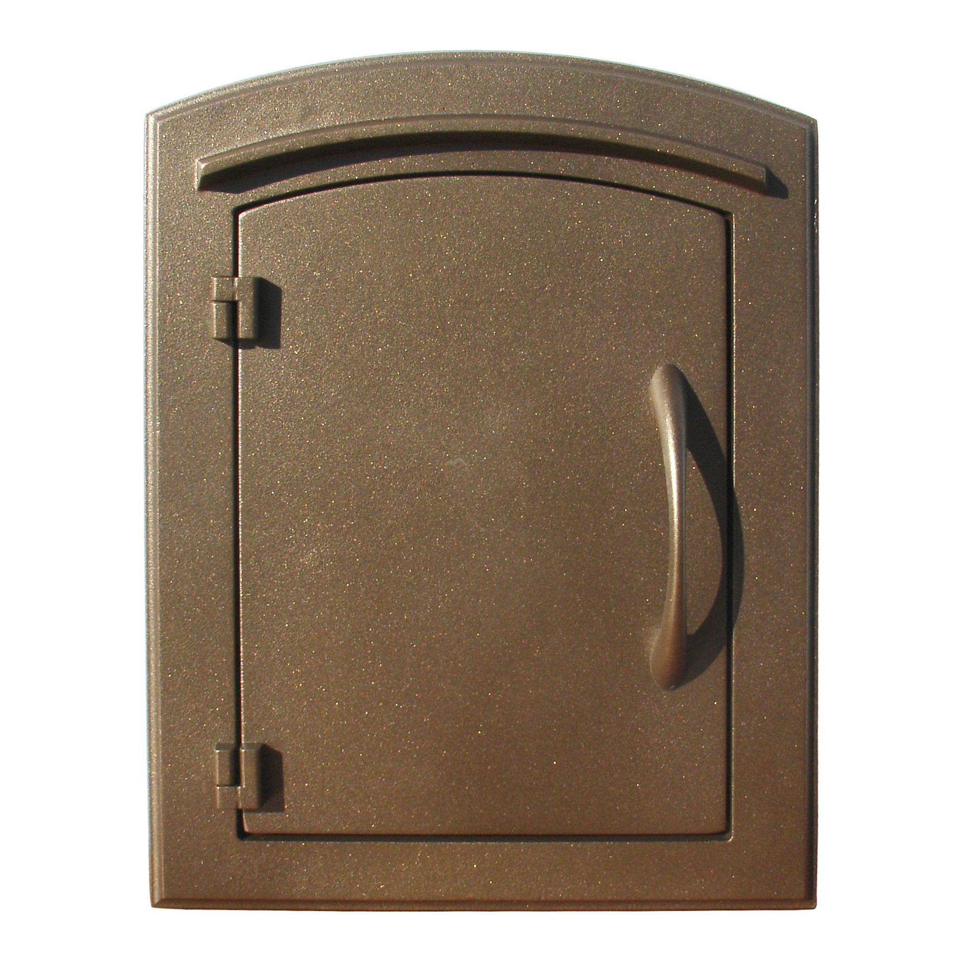 Manchester Security Drop Chute Mailbox with Plain Door Faceplate in Bronze