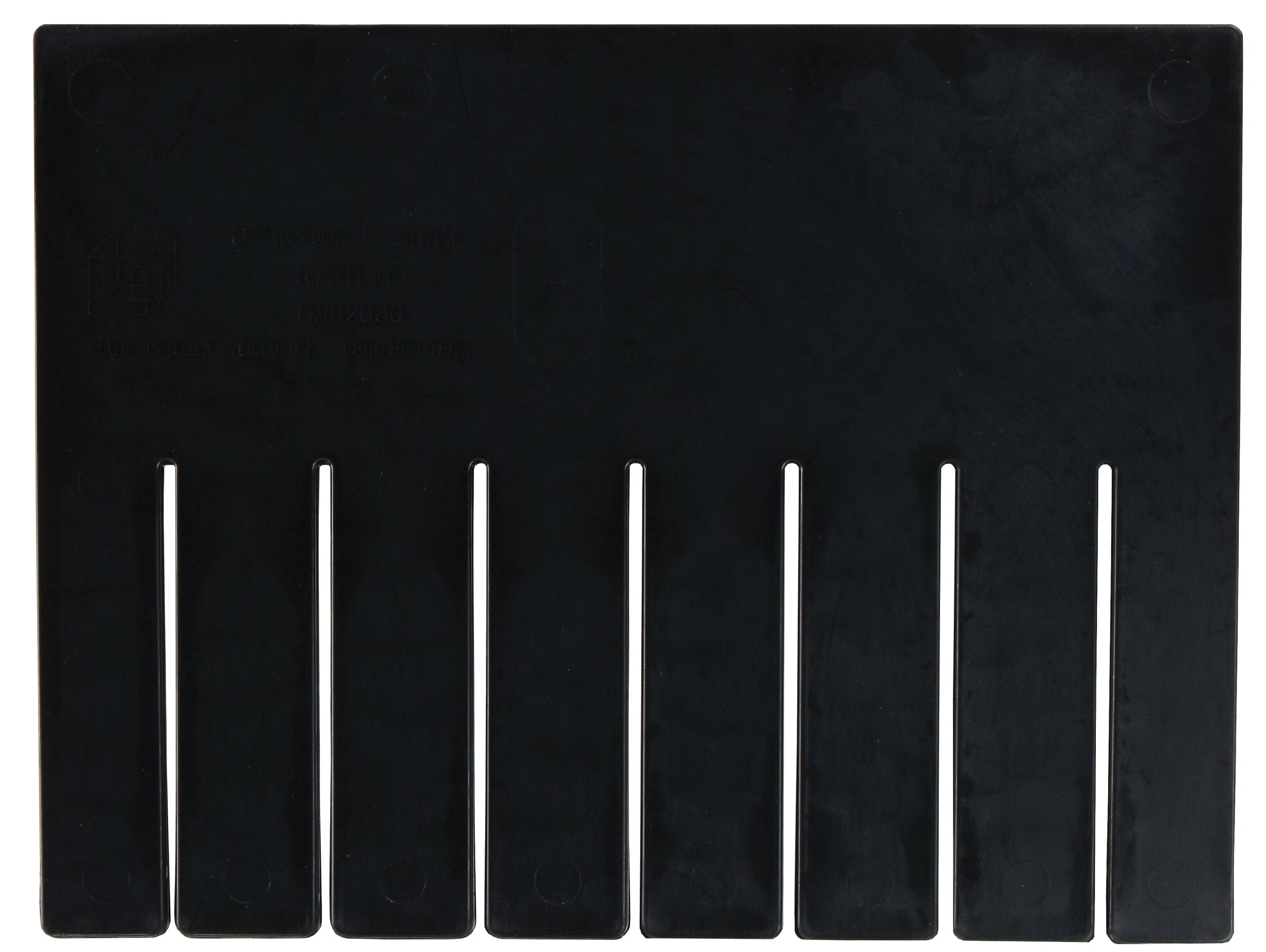 Long Divider, conductive, for use with DG92080CO, black (pack of 6), Made in USA