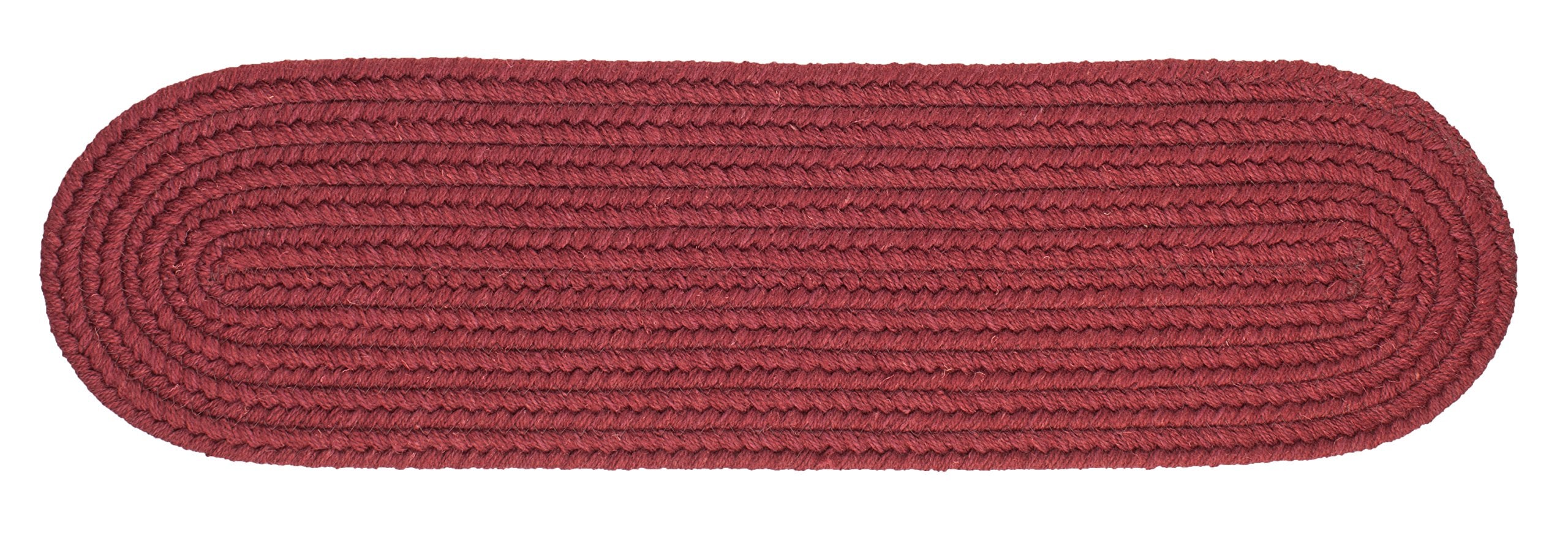 Rhody Rug S157A008X028 Braided Area Rugs, Red Wine , 8 x 28""