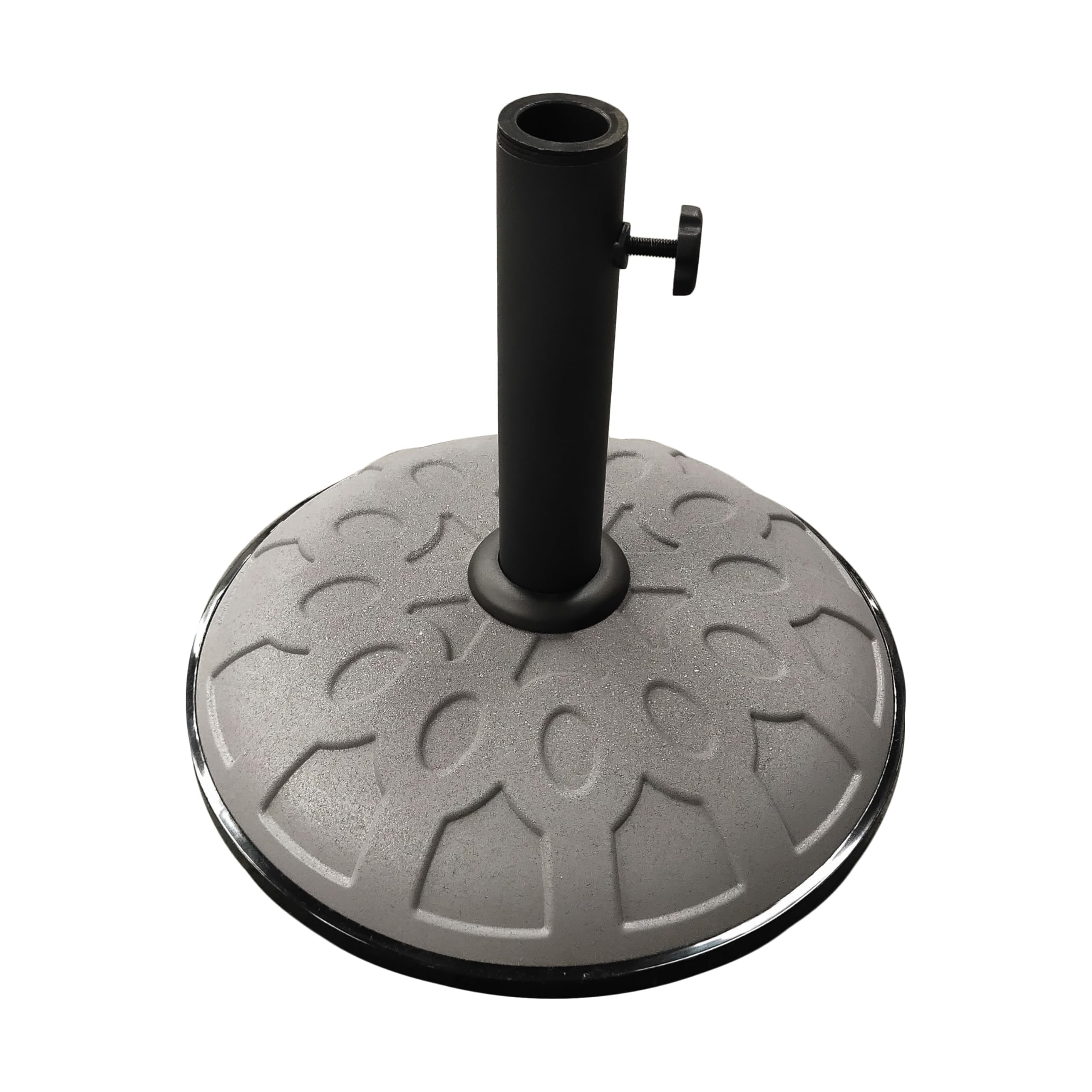 25-Pound Resin Compound Umbrella Base - Grey