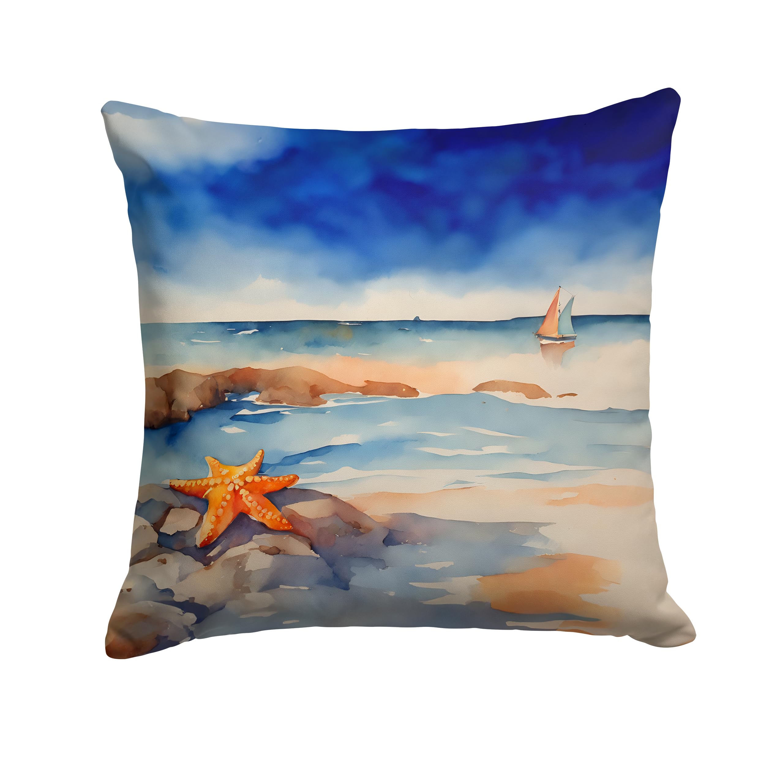 Starfish Throw Pillow