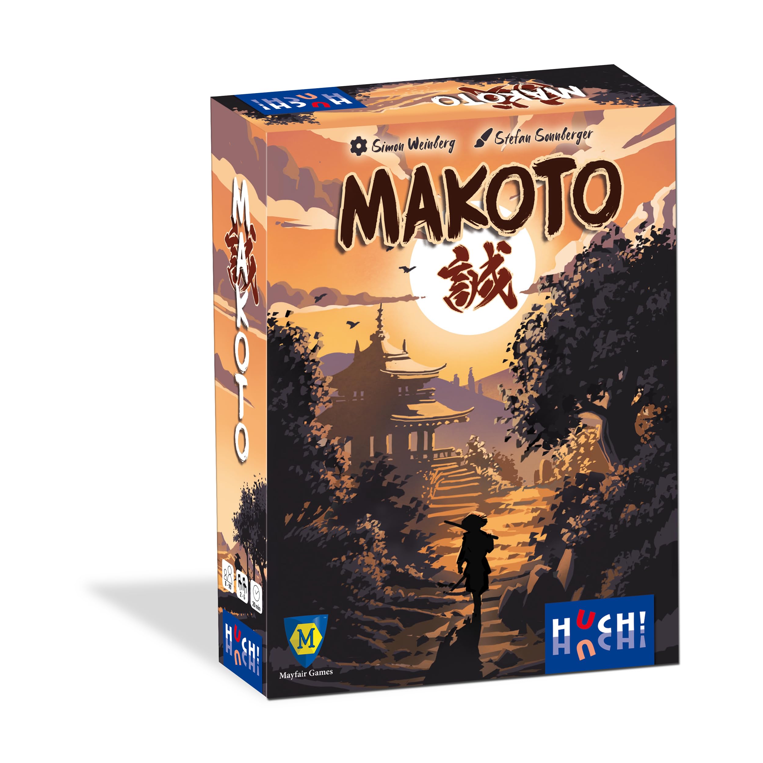 HUCH!, Makoto - Japanese Themed Card Game, Strategic Card Game with Beautiful Illustrations, Smart Climbing Game for 2-6 Players Ages 8+