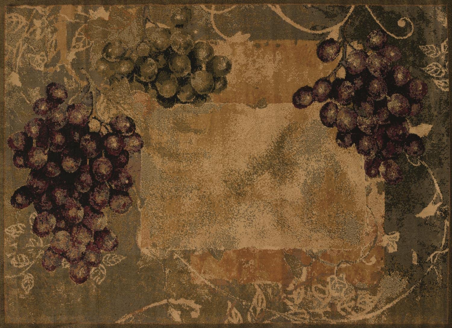 United Weavers Affinity Vineyard Green Runner Rug  111 X 7 4