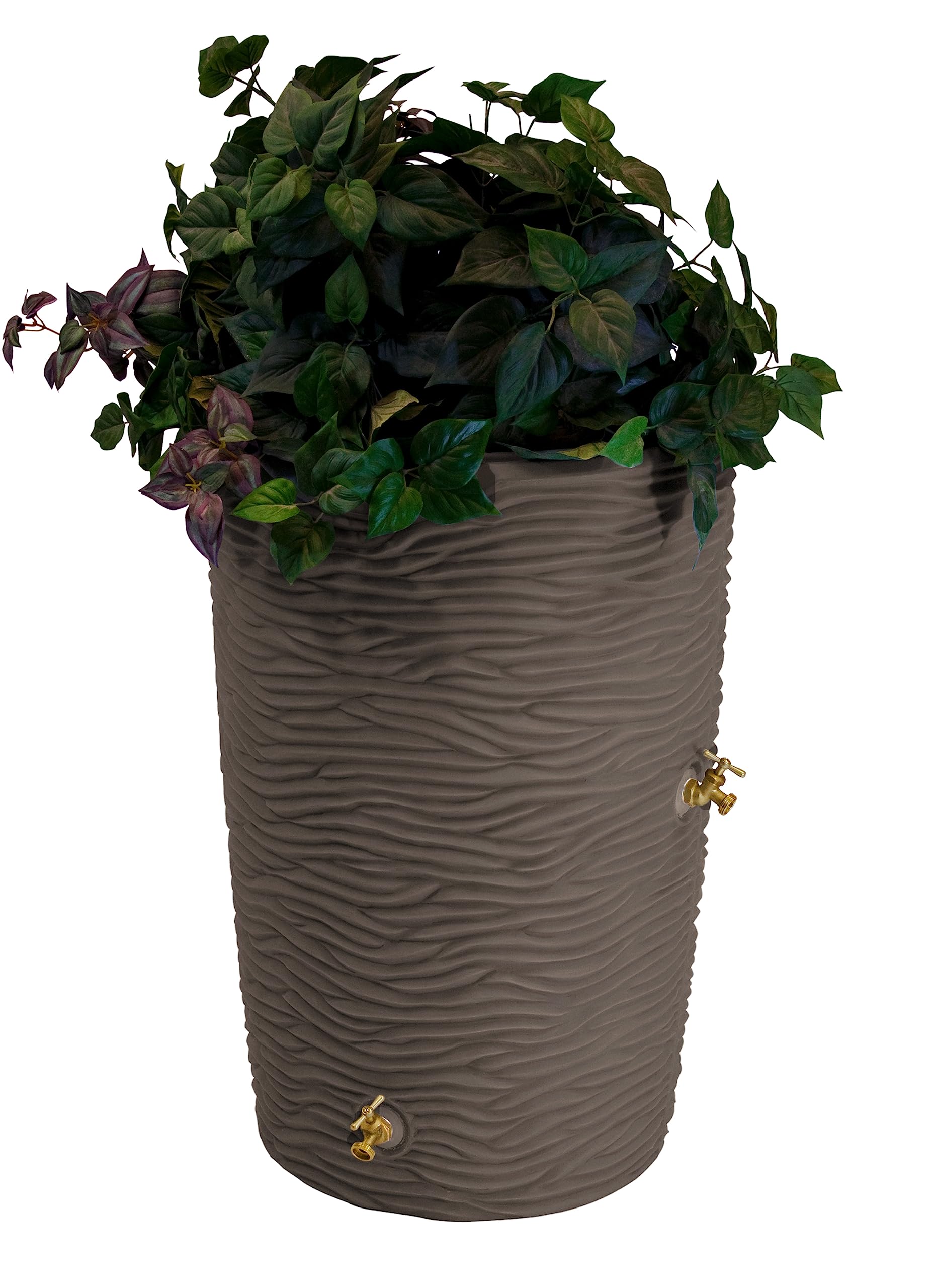 Impressions Palm 50 Gallon Rain Saver - Oak