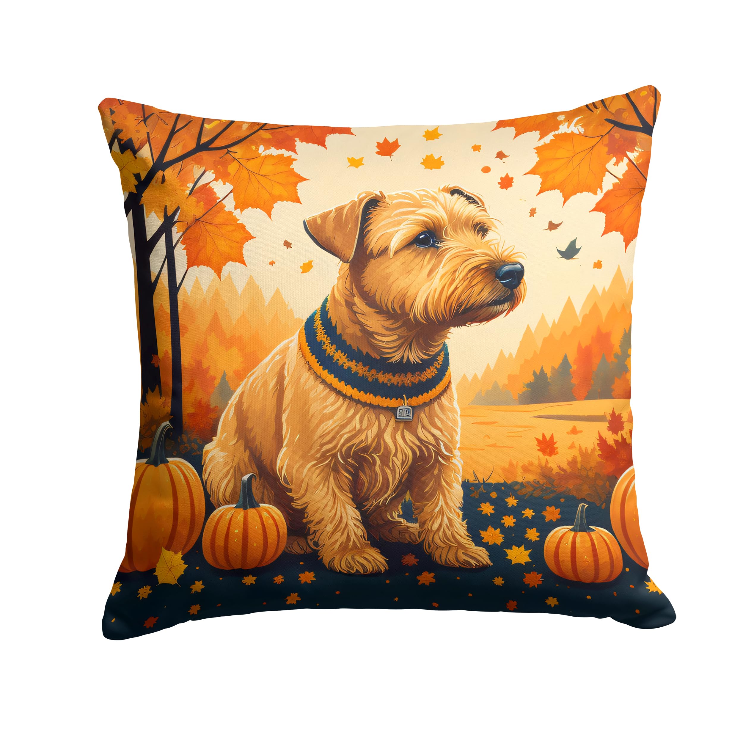 Lakeland Terrier Fall Throw Pillow