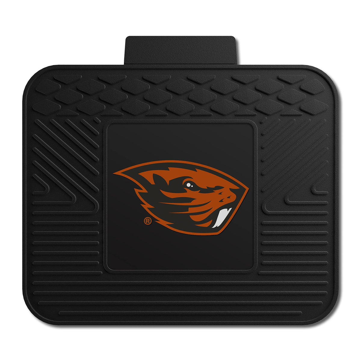Fanmats Ncaa Oregon State University Beavers Vinyl Utility Mat , Black , 14X17