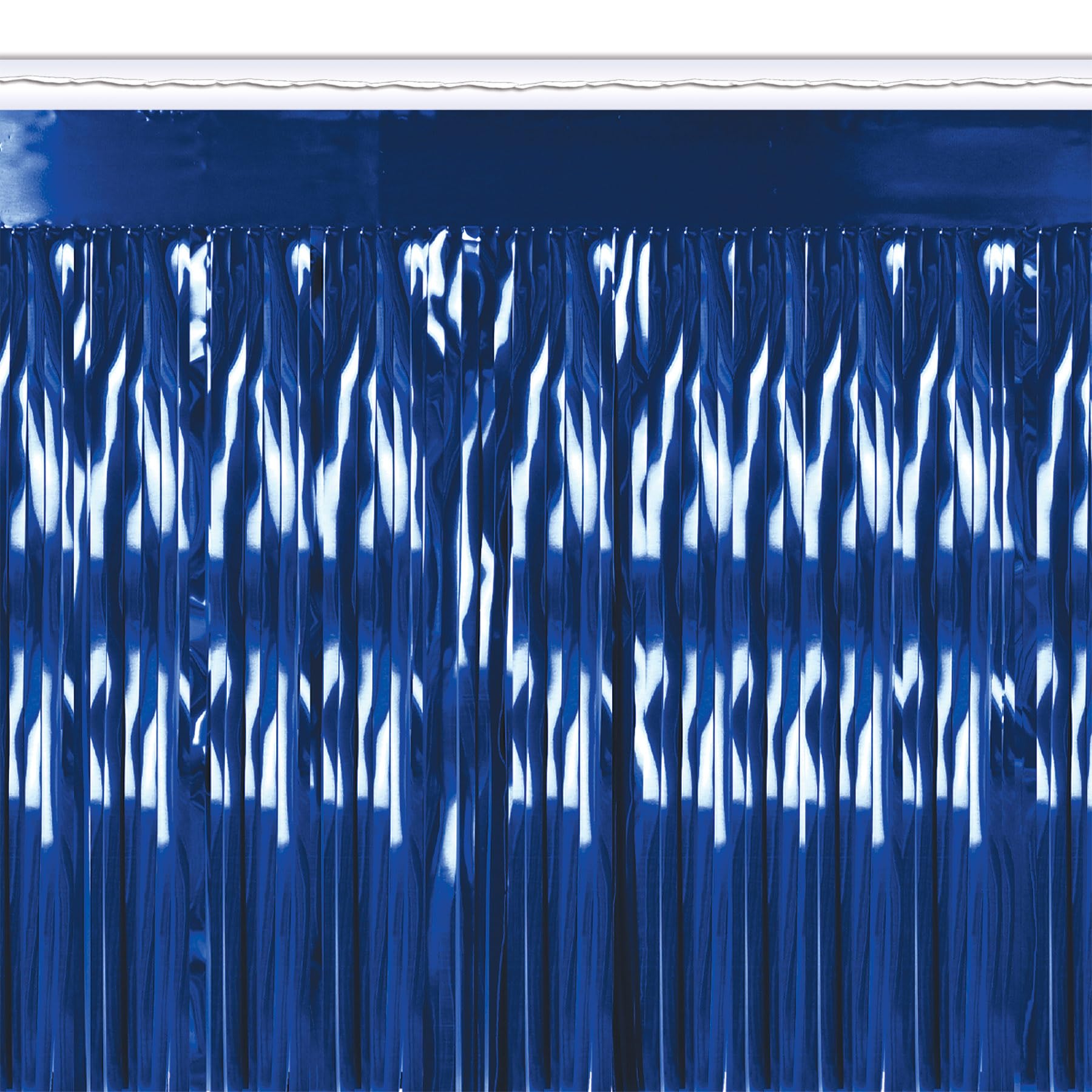 Pkgd 1-Ply FR Metallic Fringe Drape