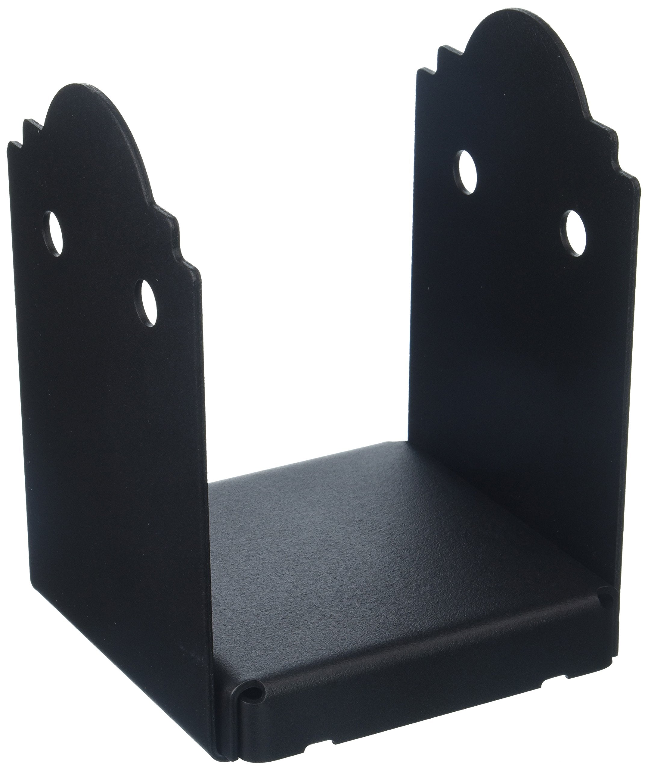 Simpson Strong-Tie Apb66 - Outdoor Accents Mission Collection Zmax, Black Post Base For 6 X 6