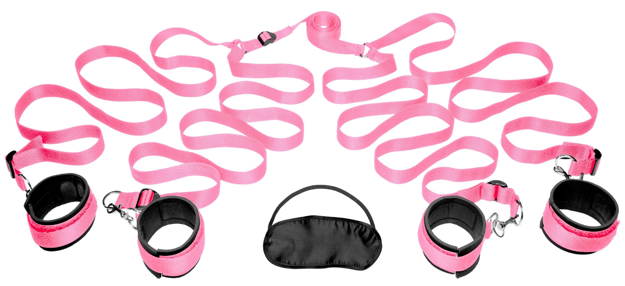 Frisky Pink Bedroom Restraint Kit