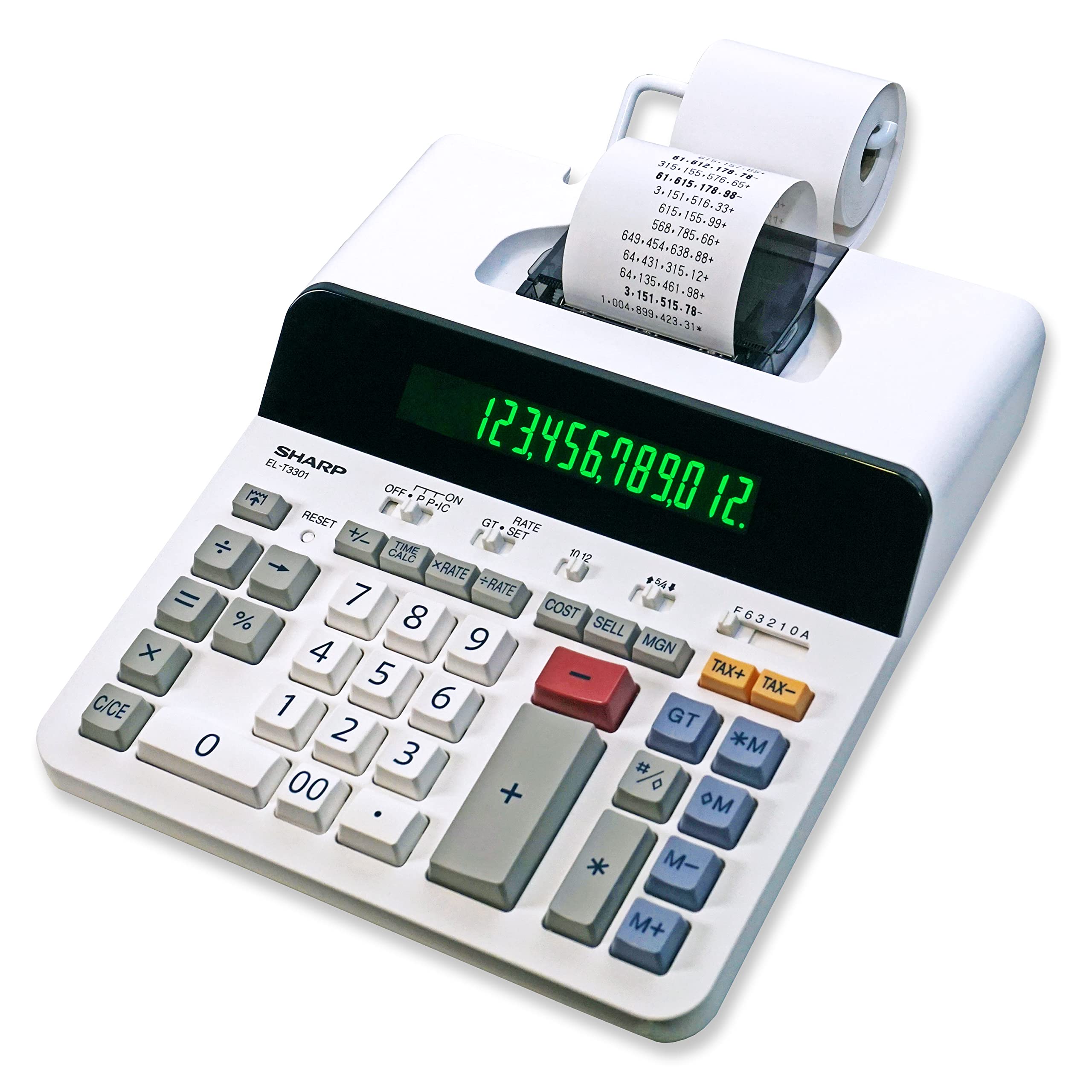Sharp 12 Digit Thermal Printing Calculator