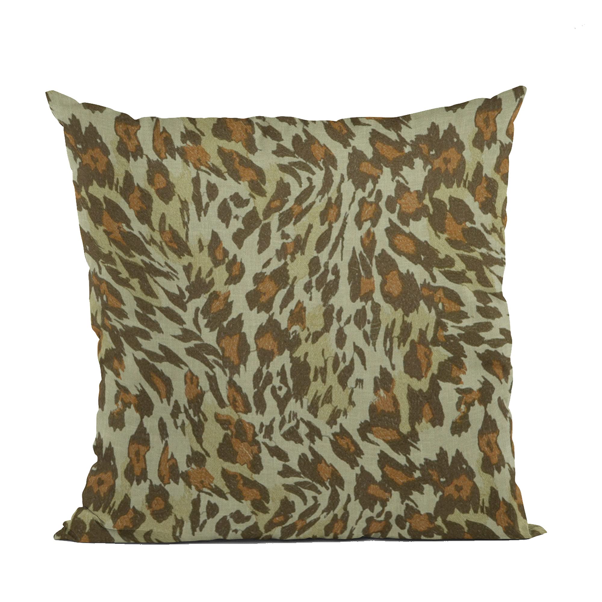 Plutus Safari Cheetah Embroydery Luxury Throw Pillow - Double sided  12 x 20″