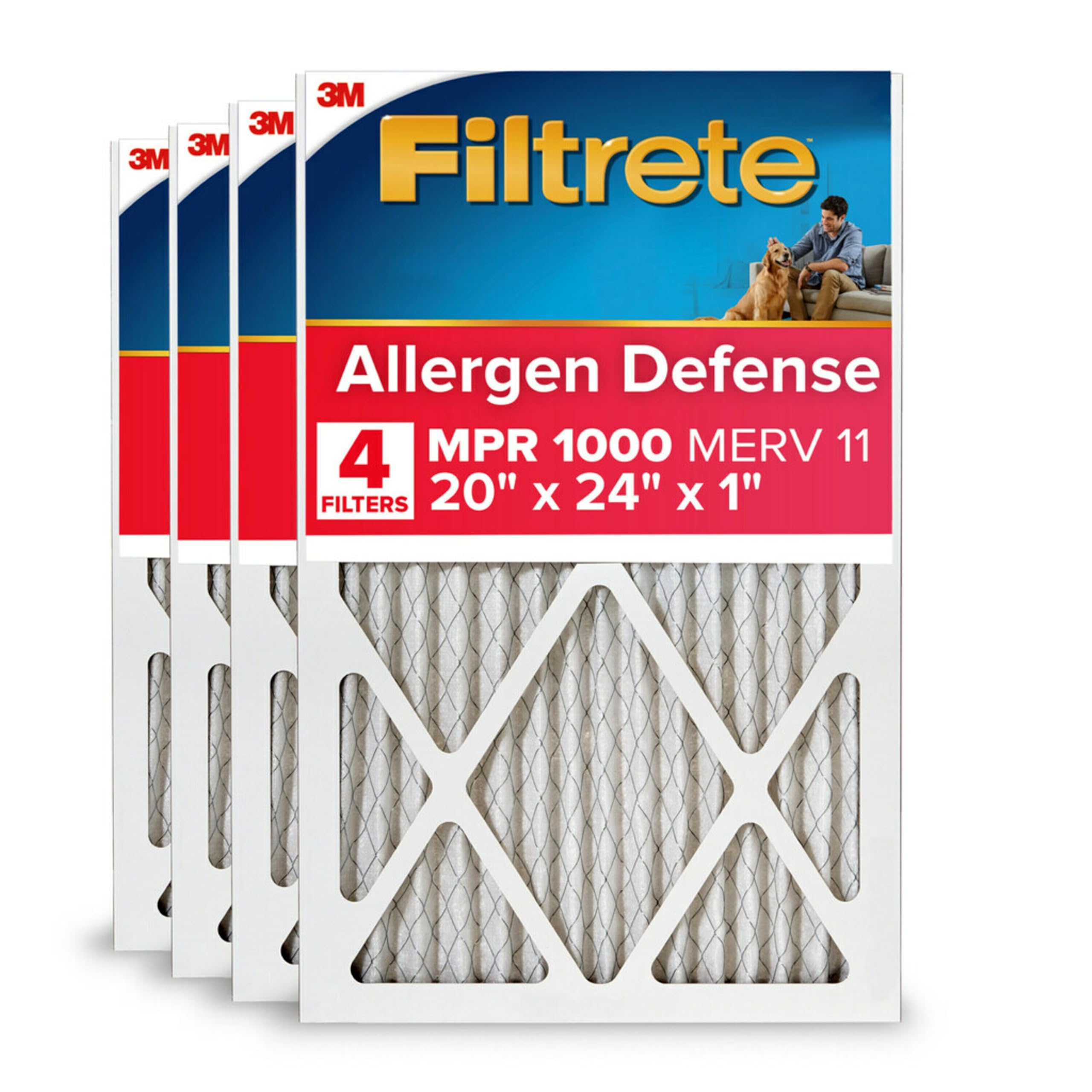 FLTR 20″X24″X1″ (Pack of 4)
