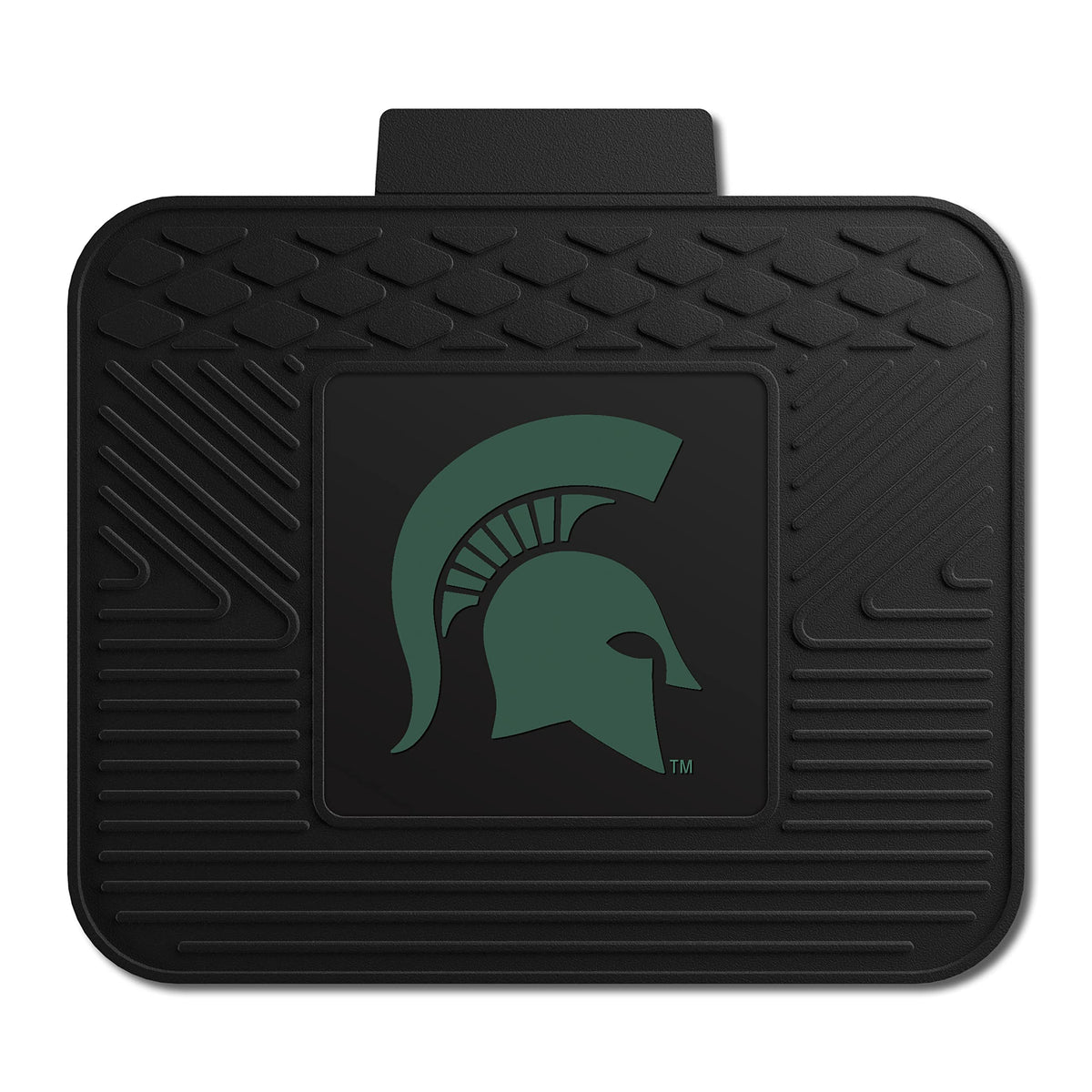 Fanmats 10068 Michigan State Spartans Back Row Utility Car Mat - 1 Piece - 14In. X 17In., All Weather Protection, Universal Fit,