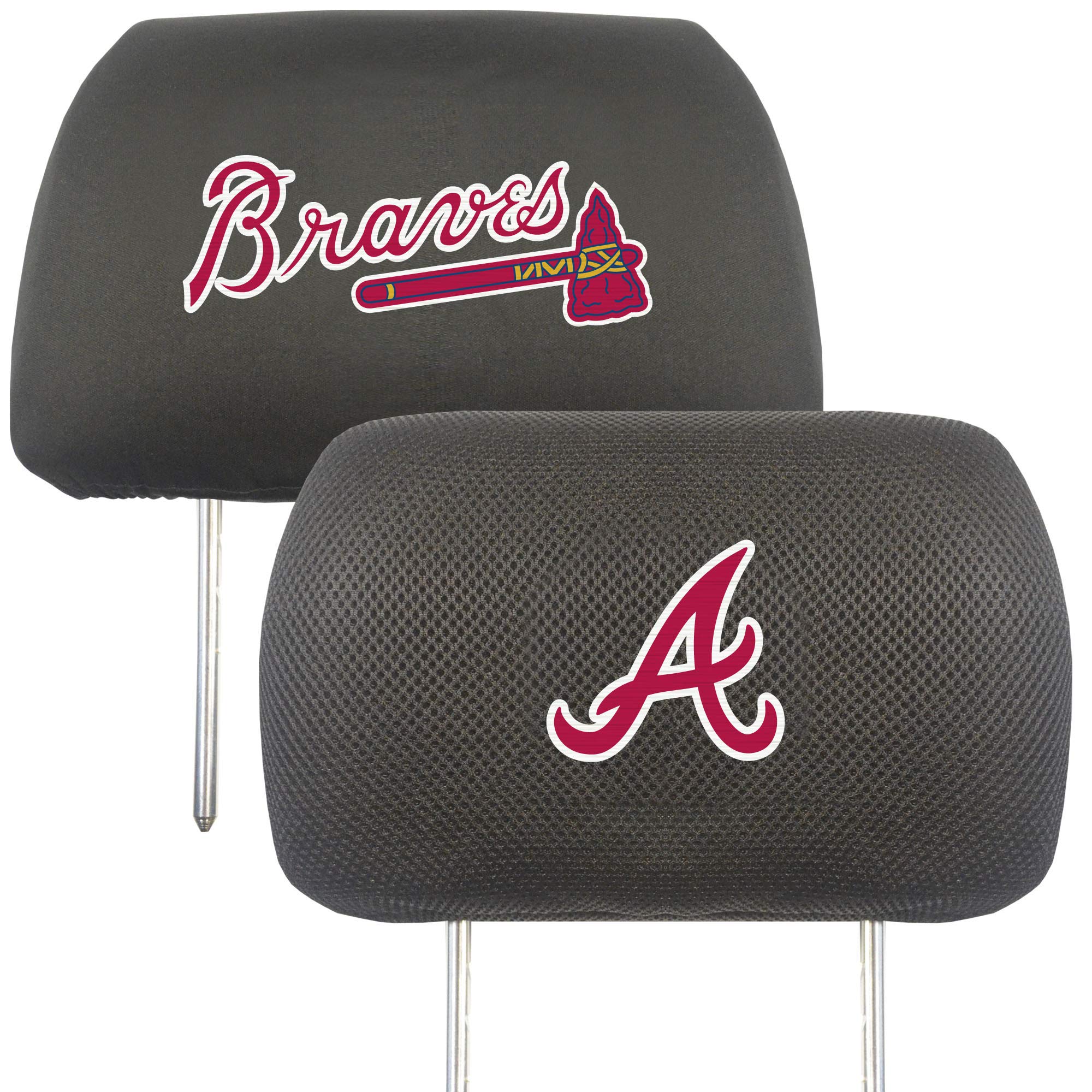 Fanmats 12529 Mlb - Atlanta Braves Head Rest Cover