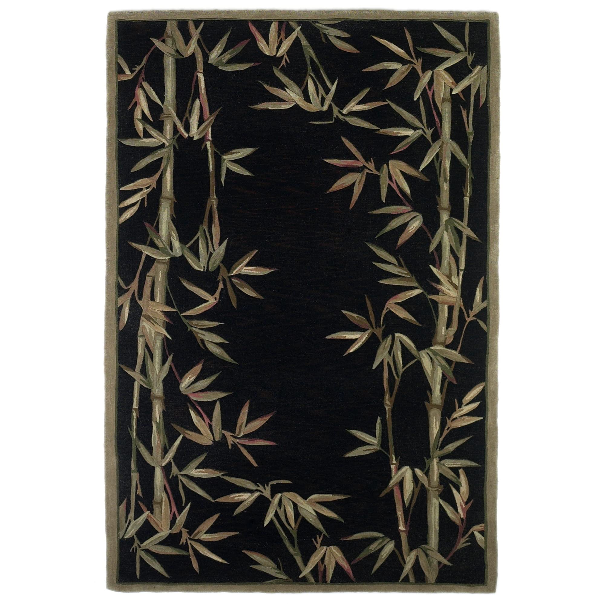 Sparta 3147 Black Bamboo Border Size 53 x 83″″