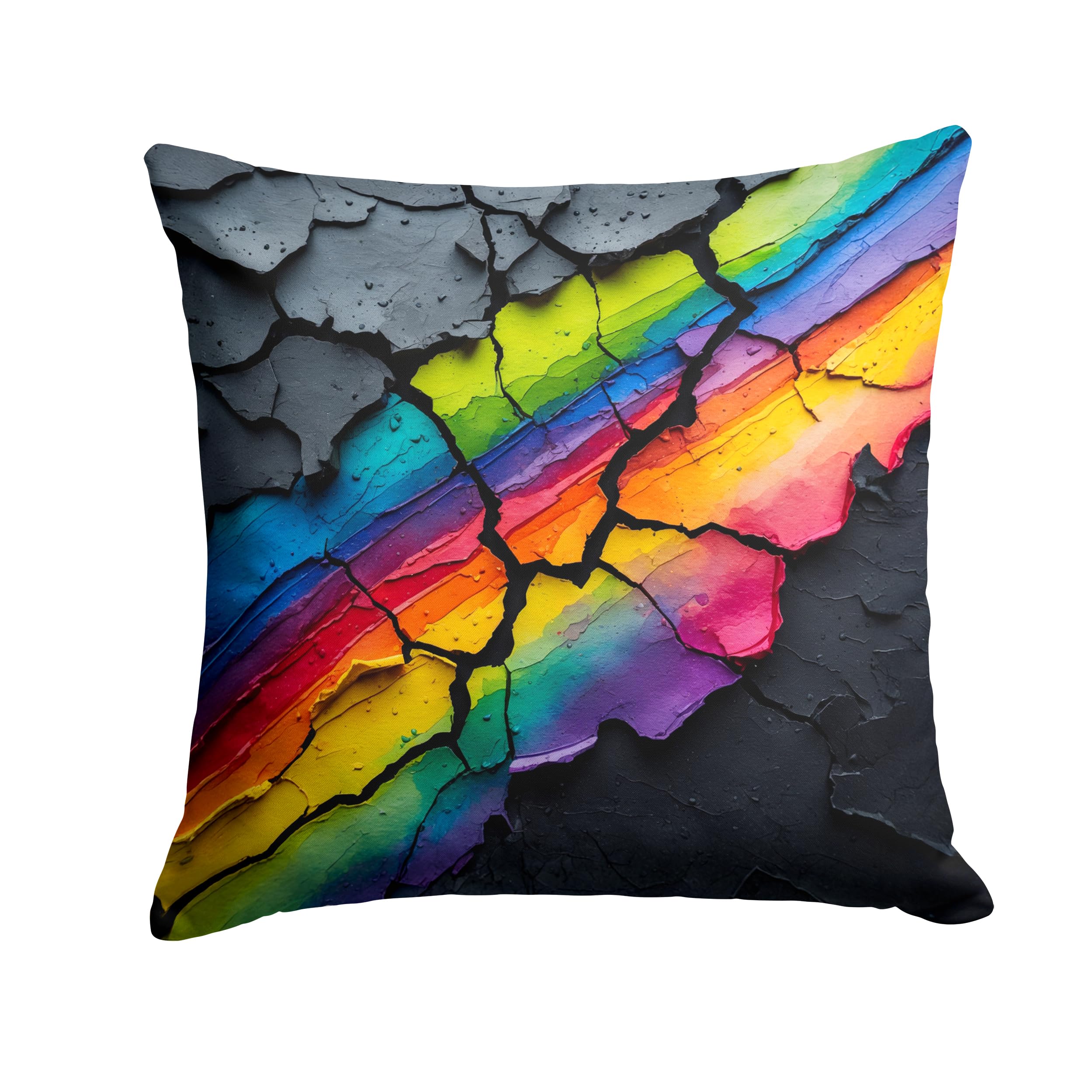 Carolines Treasures Resilience Pride Throw Pillow Machine Washable, Indoor Outdoor Decorative Pillow for Couch, Bed or Patio, 18Hx18W